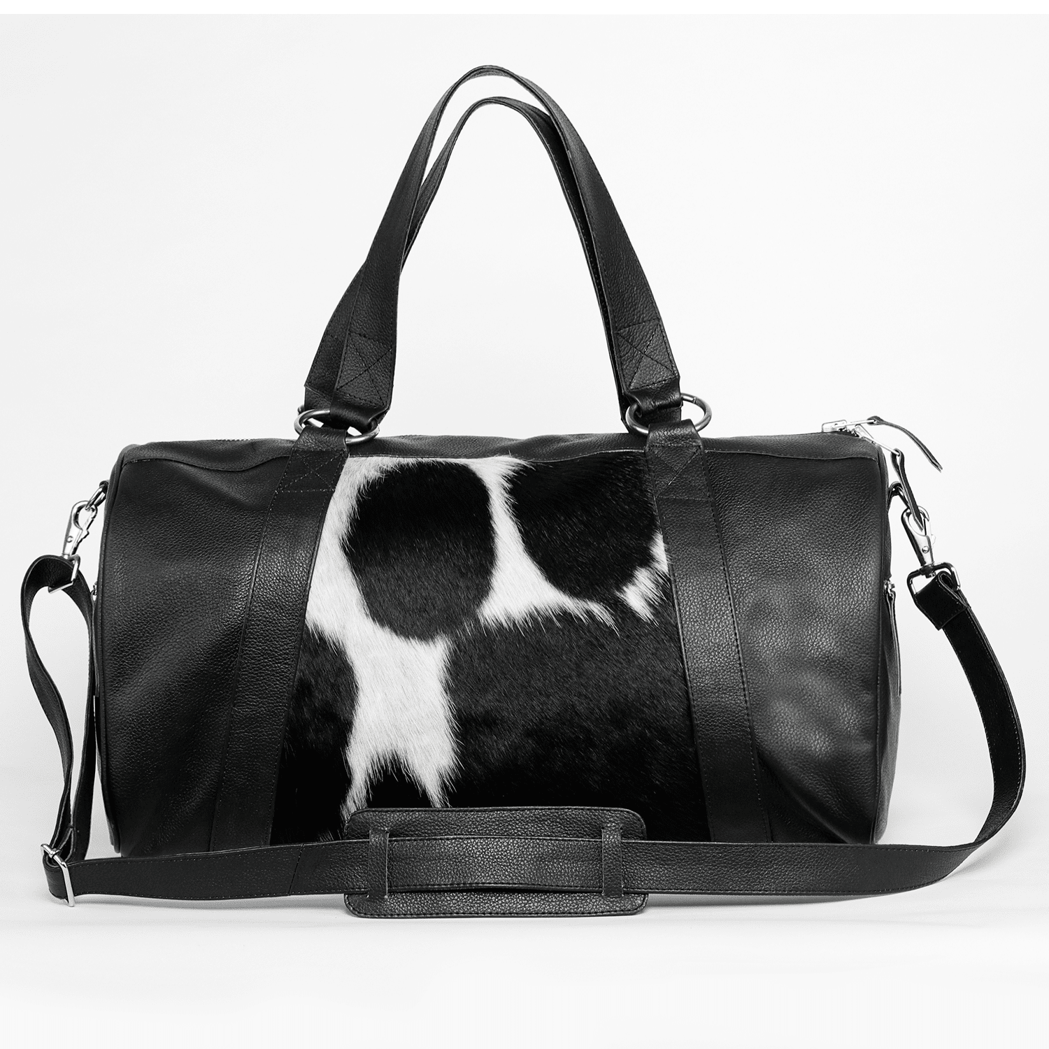 Cowhide & Leather Traveller Bag