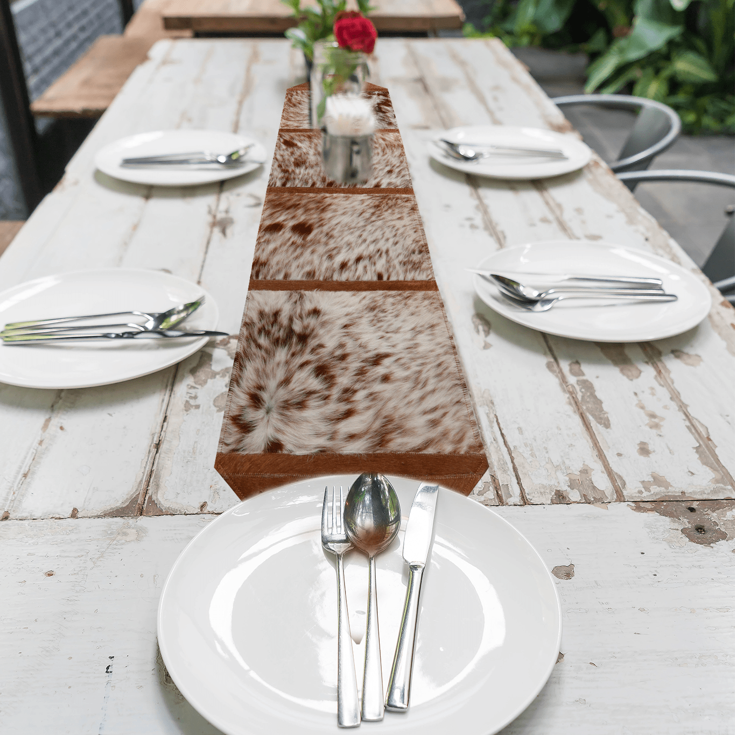 Cowhide Table Runner