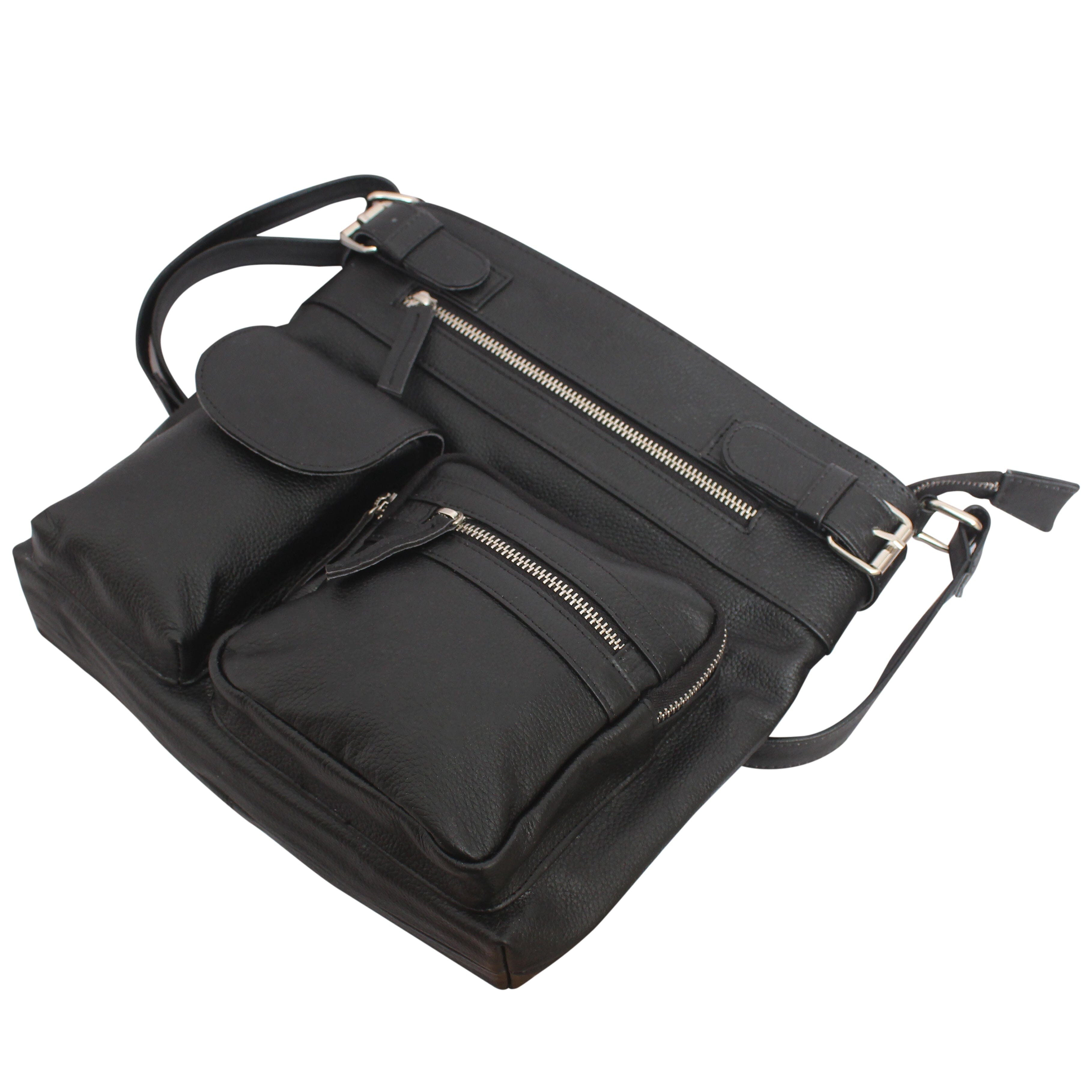 Polly Pockets Leather Bag, Pocketed Perfection