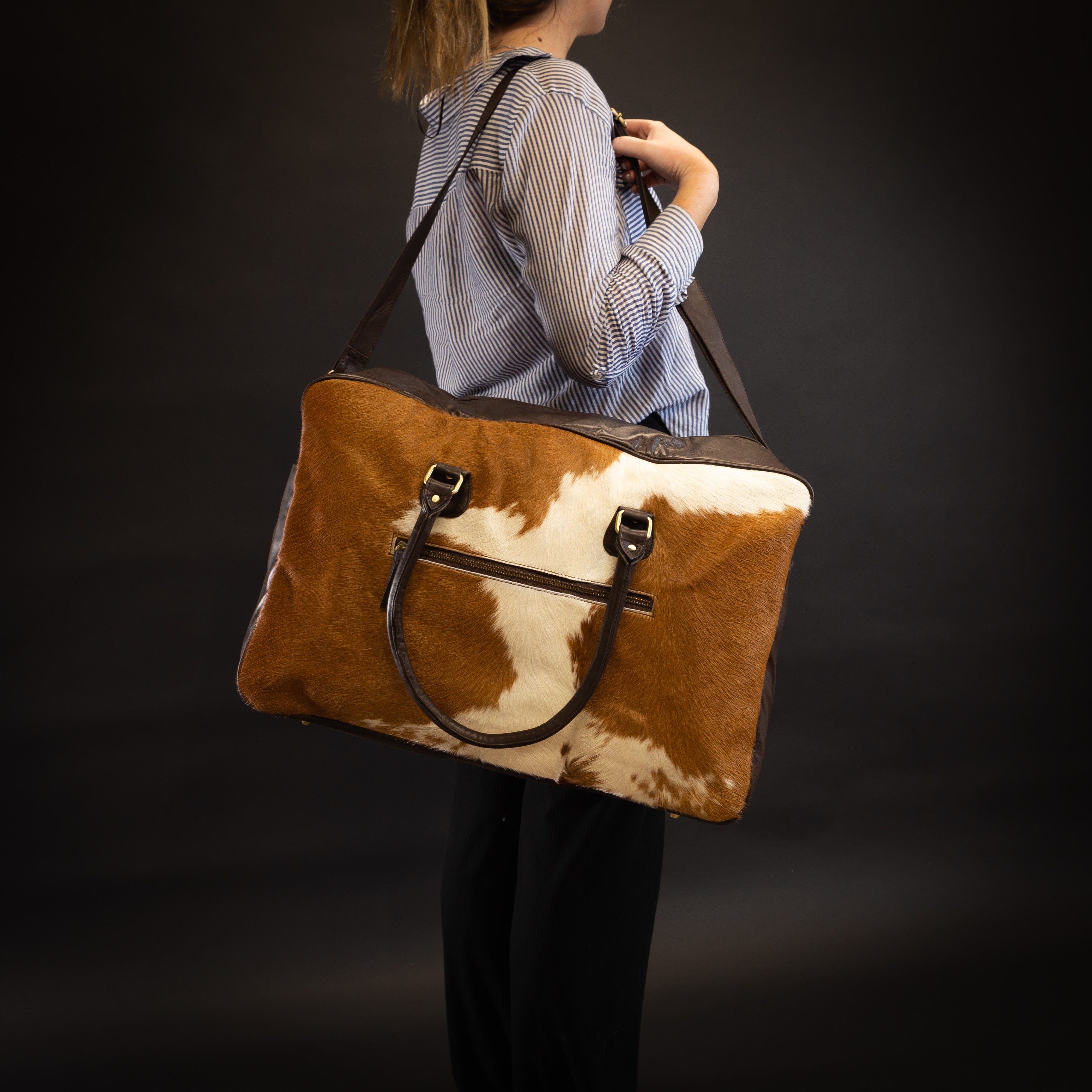 The Ciao Cowhide Travel Bag