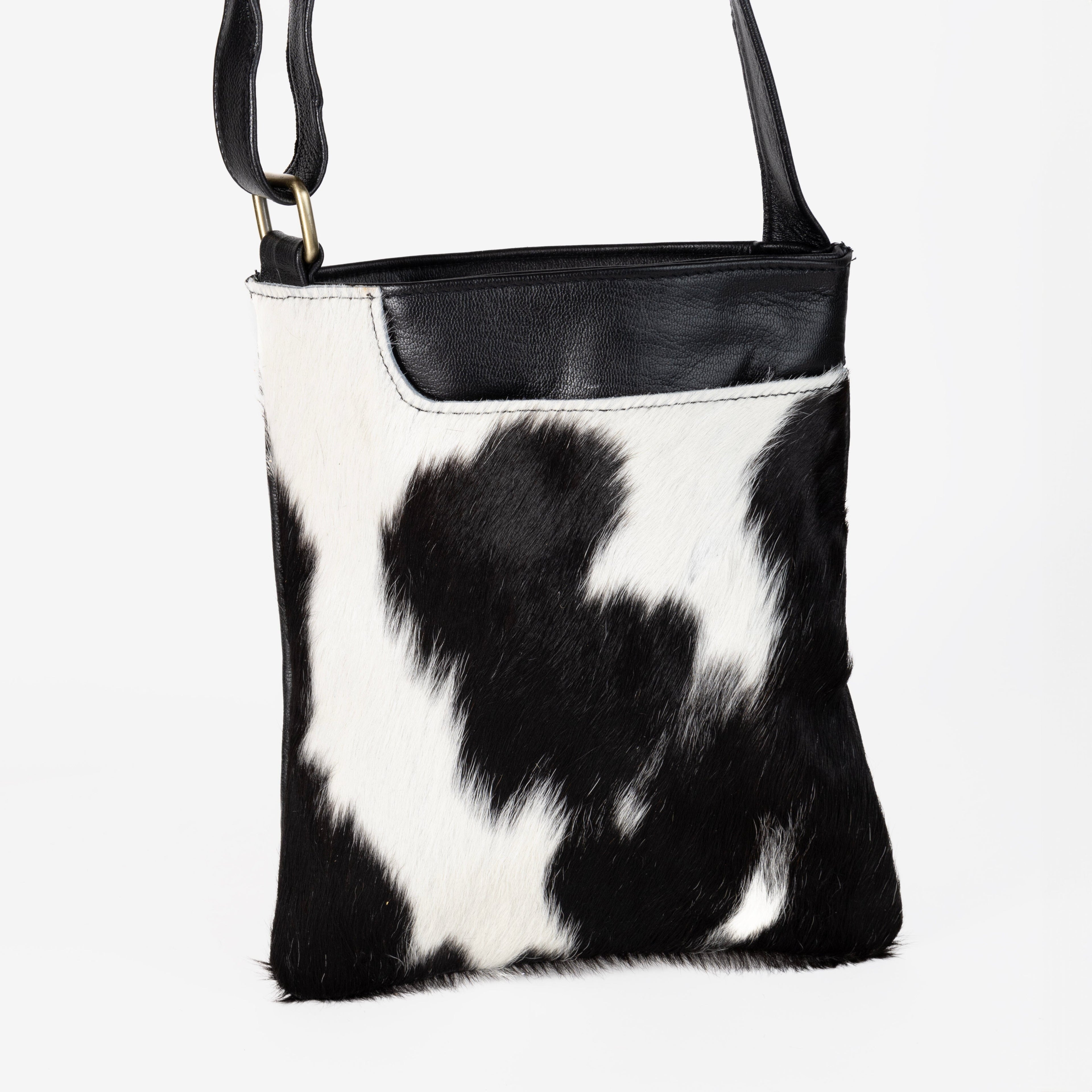 Mini Leather Cowhide Messenger Bag