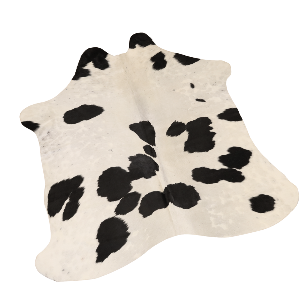 Black and White Premium Cowhide Rug