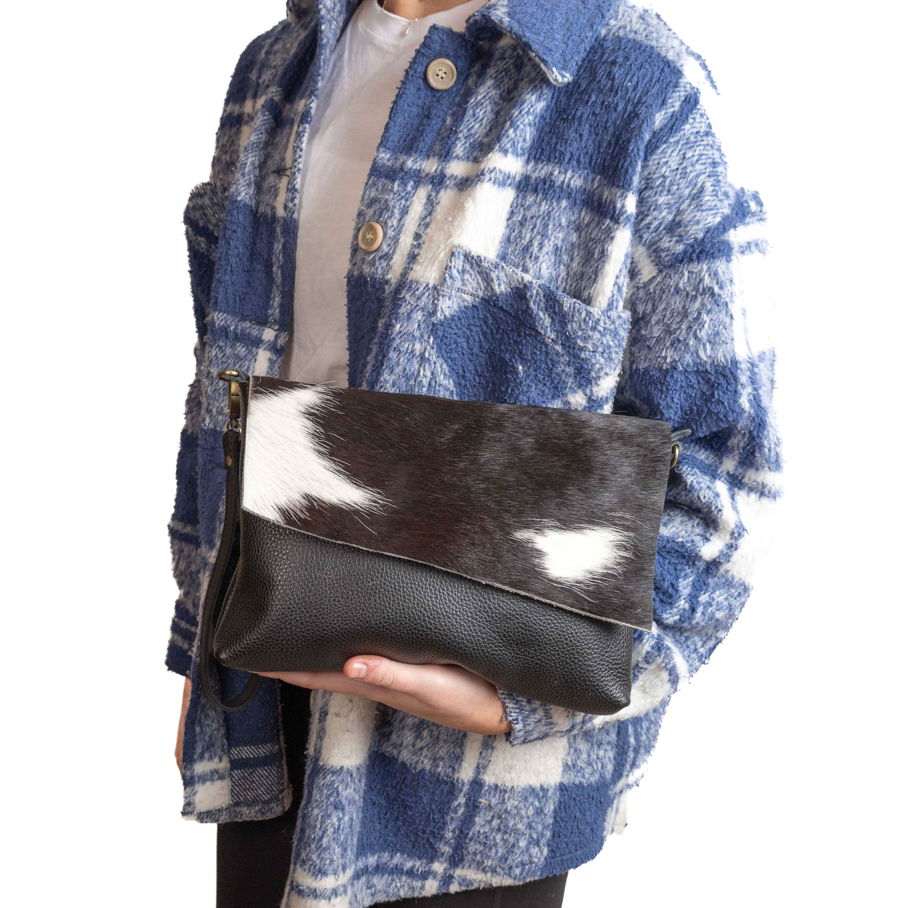 The Side Piece Cowhide Handbag