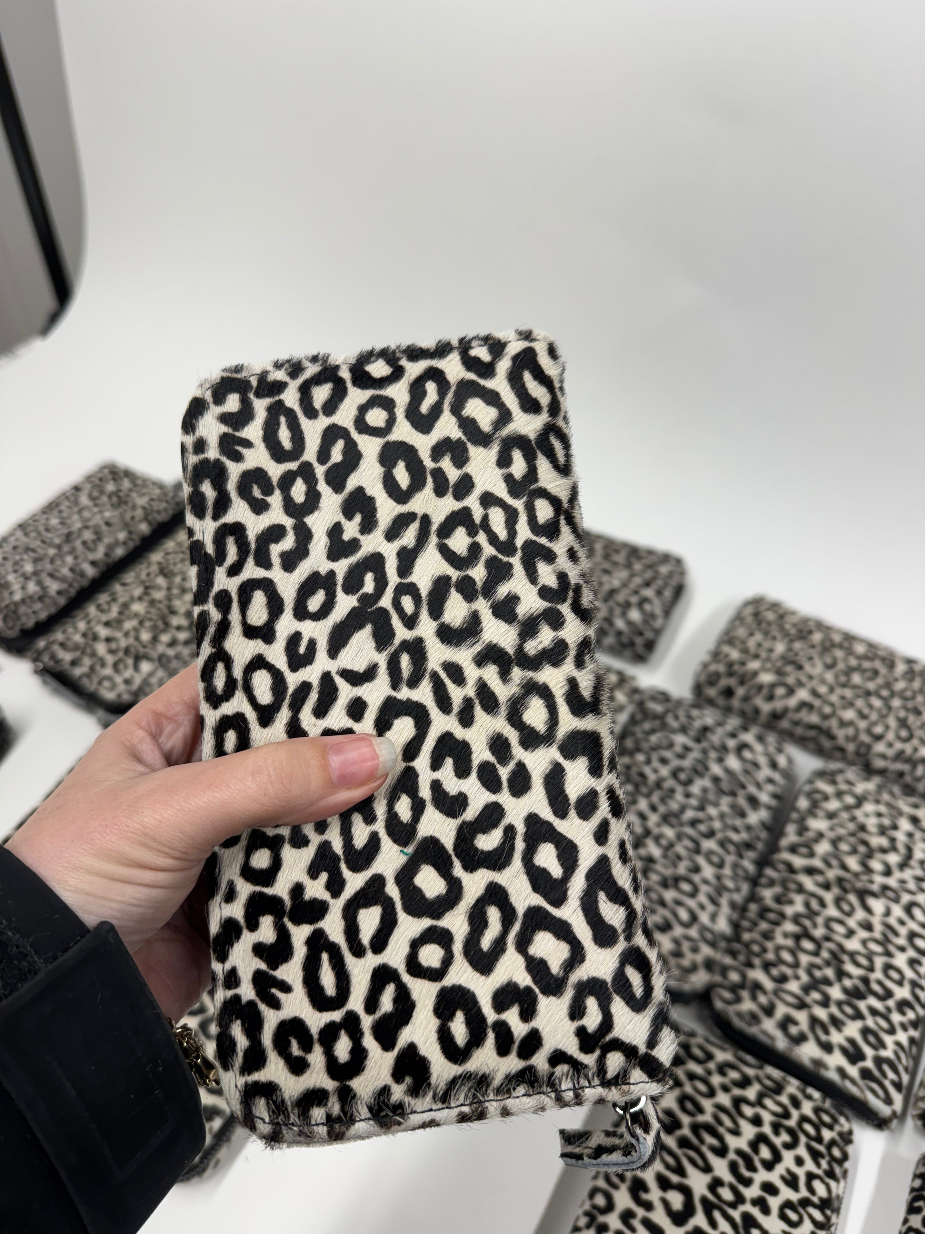Printed Cowhide Wallet