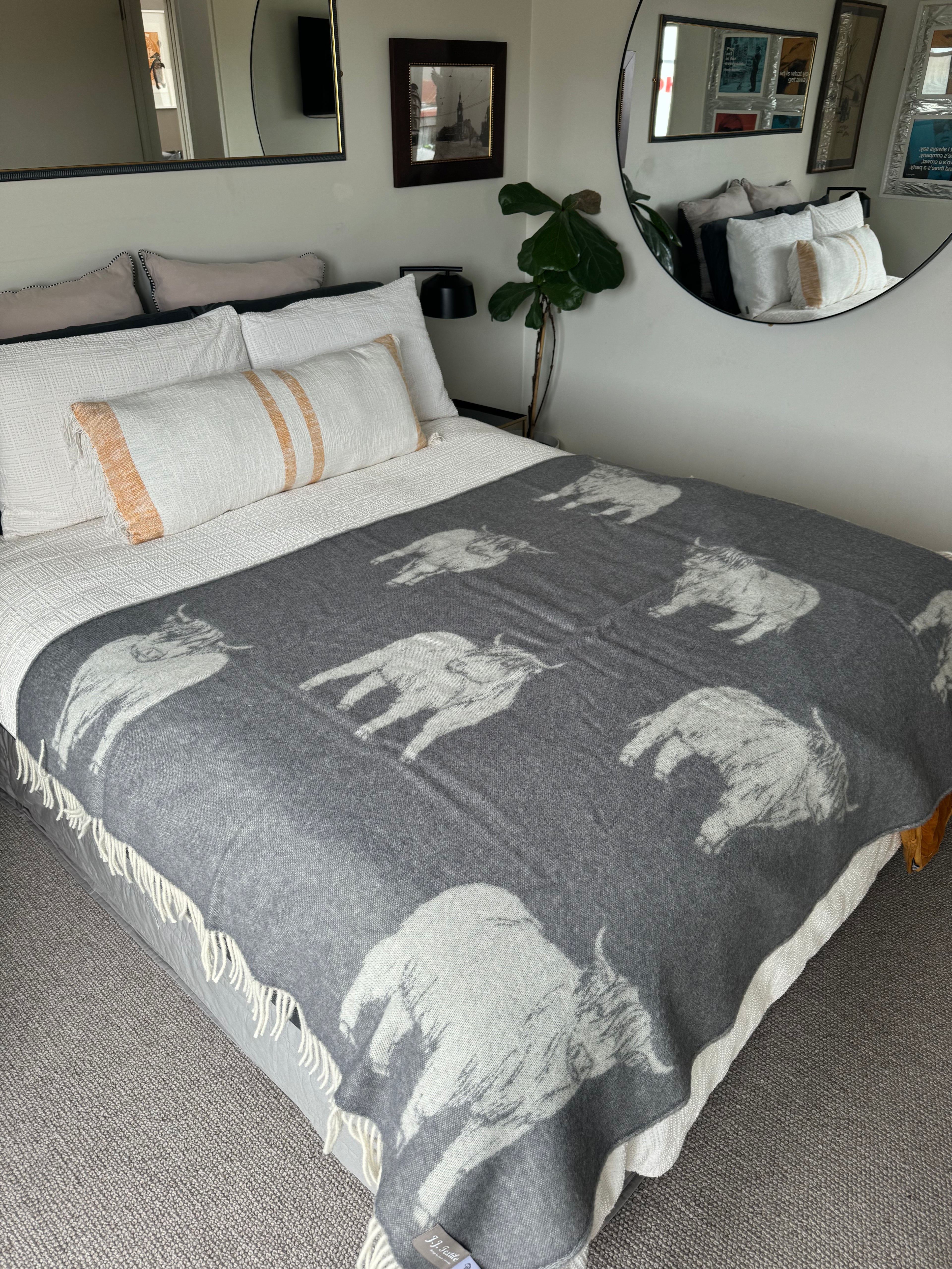 Luxury wool blankets JJ textile