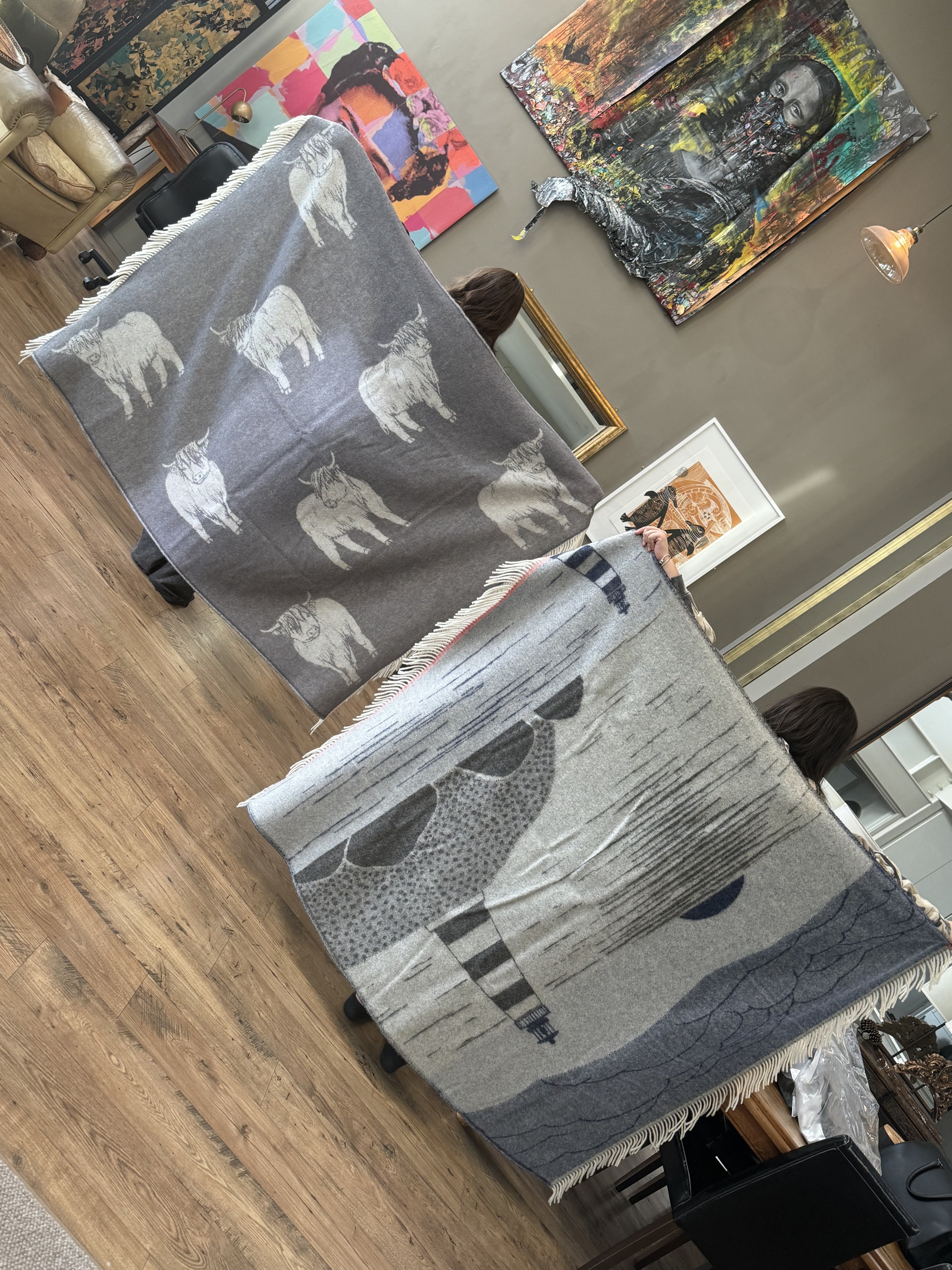 Luxury wool blankets JJ textile