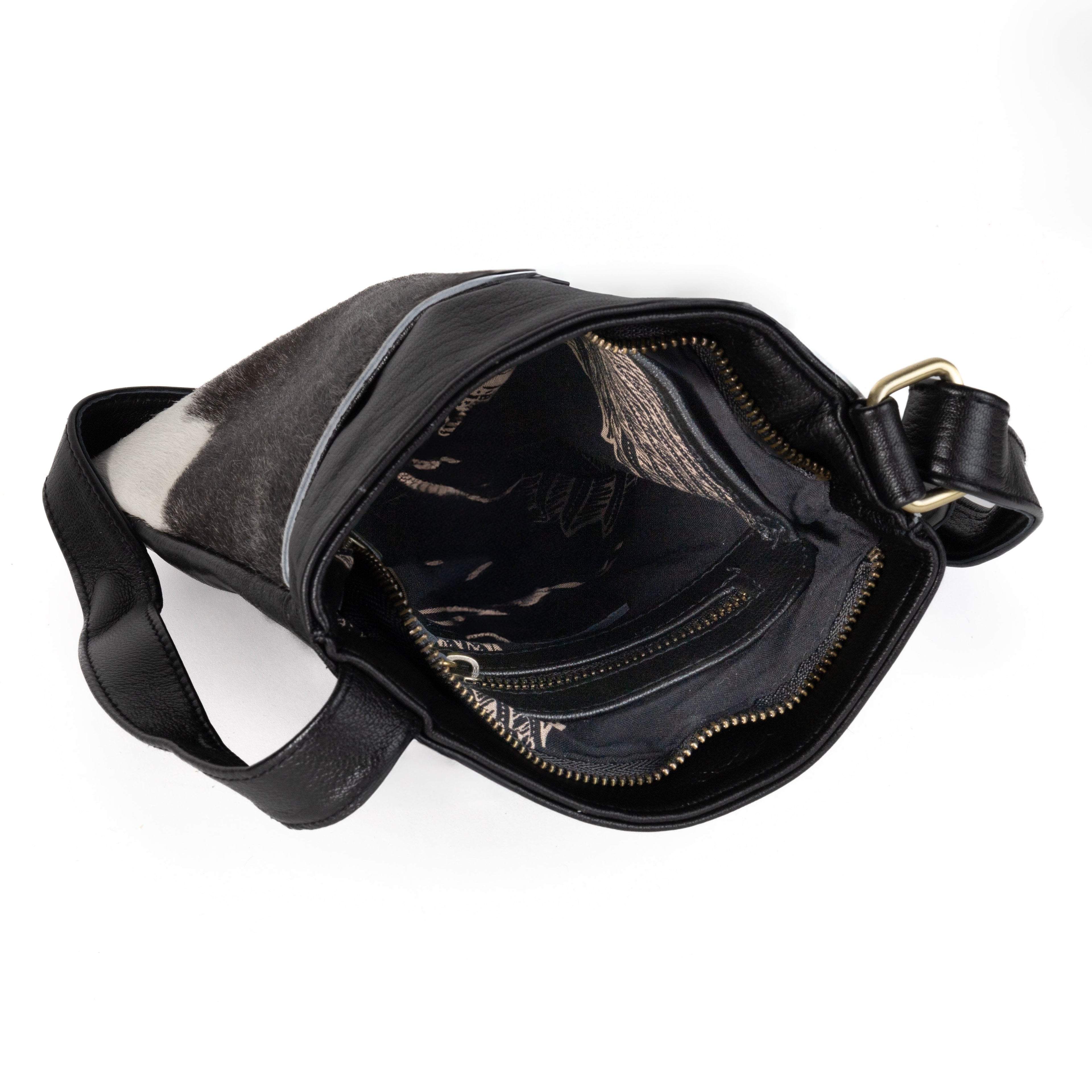 Mini Leather Cowhide Messenger Bag
