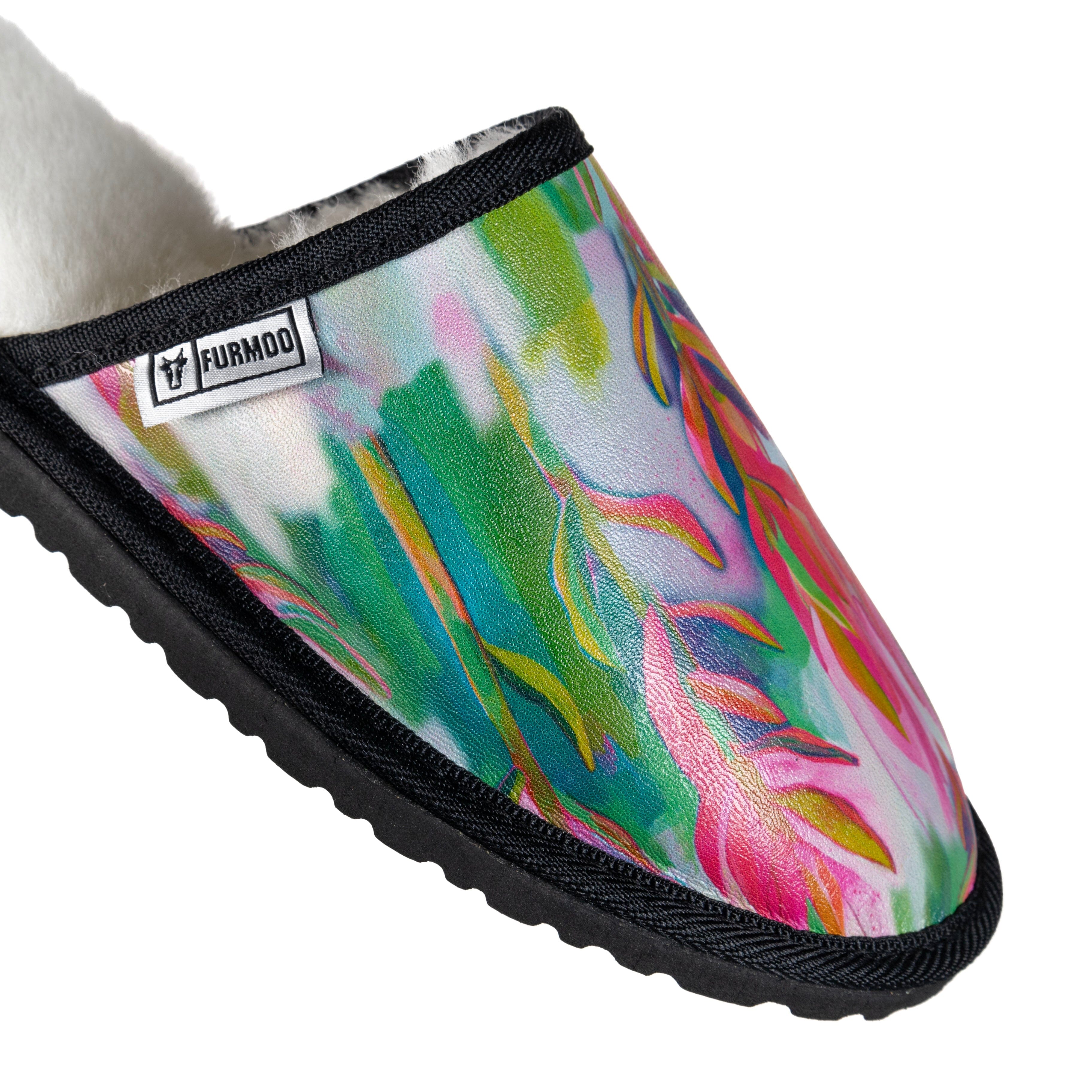 Bouquet Sheepskin Slippers