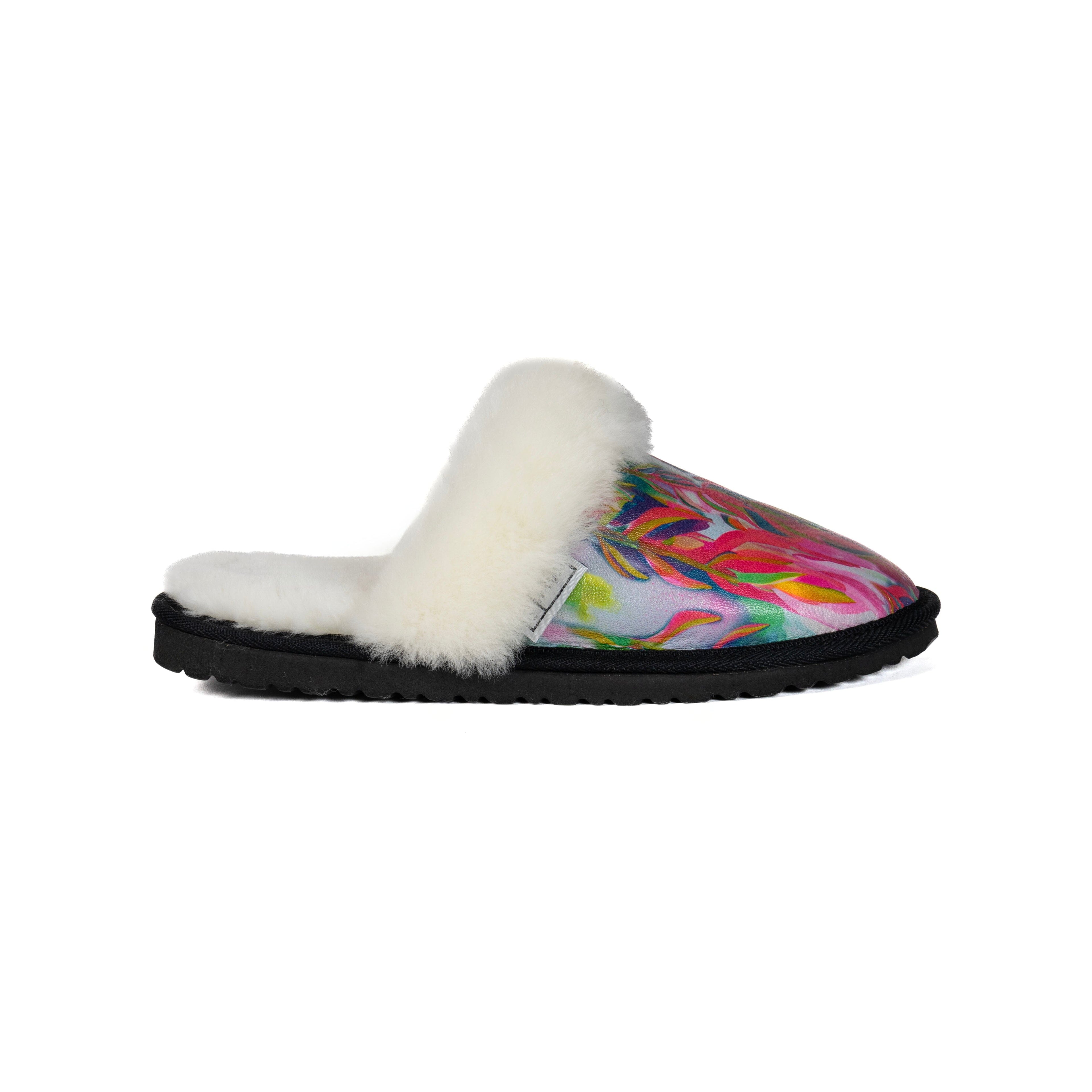 Bouquet Sheepskin Slippers