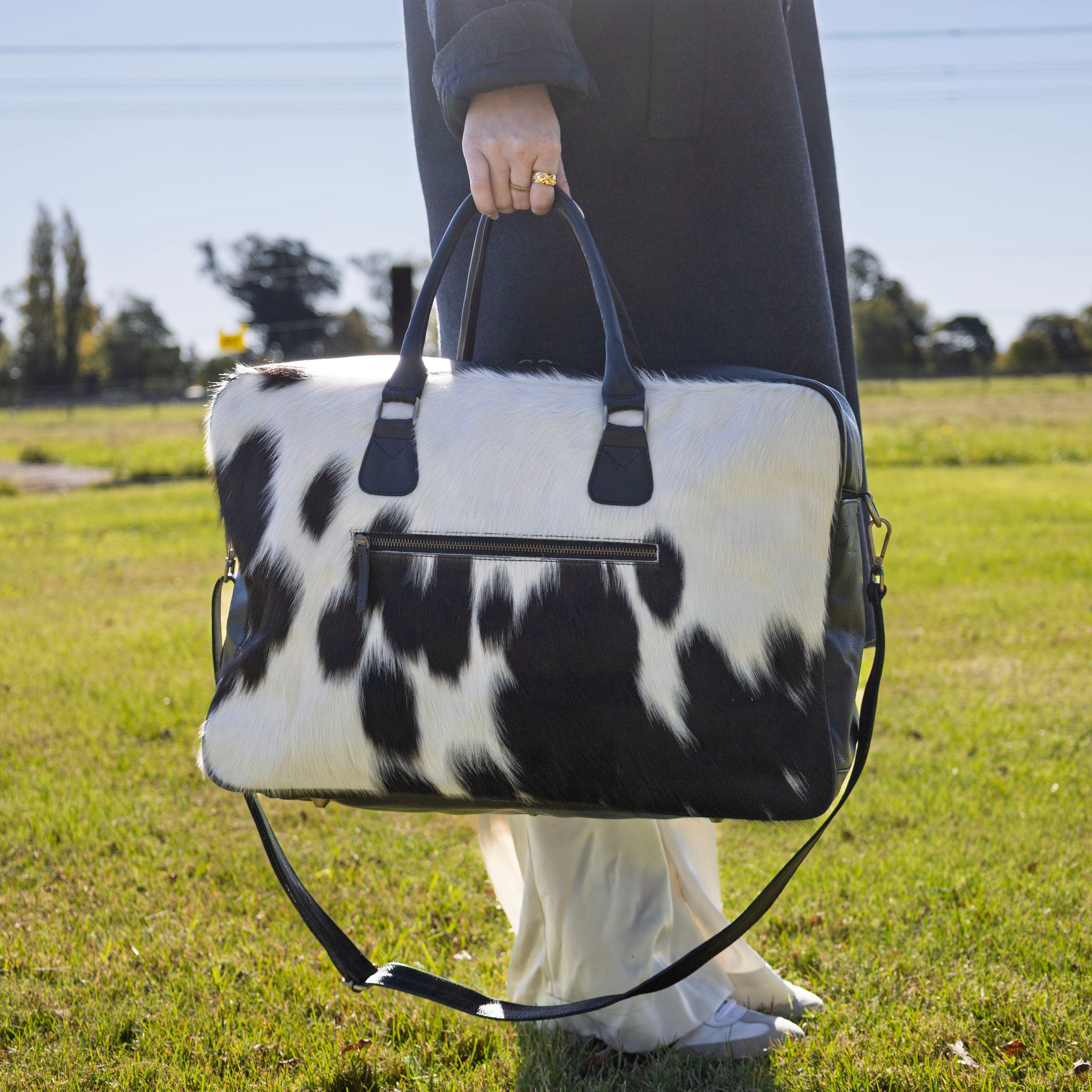 The Ciao Cowhide Travel Bag