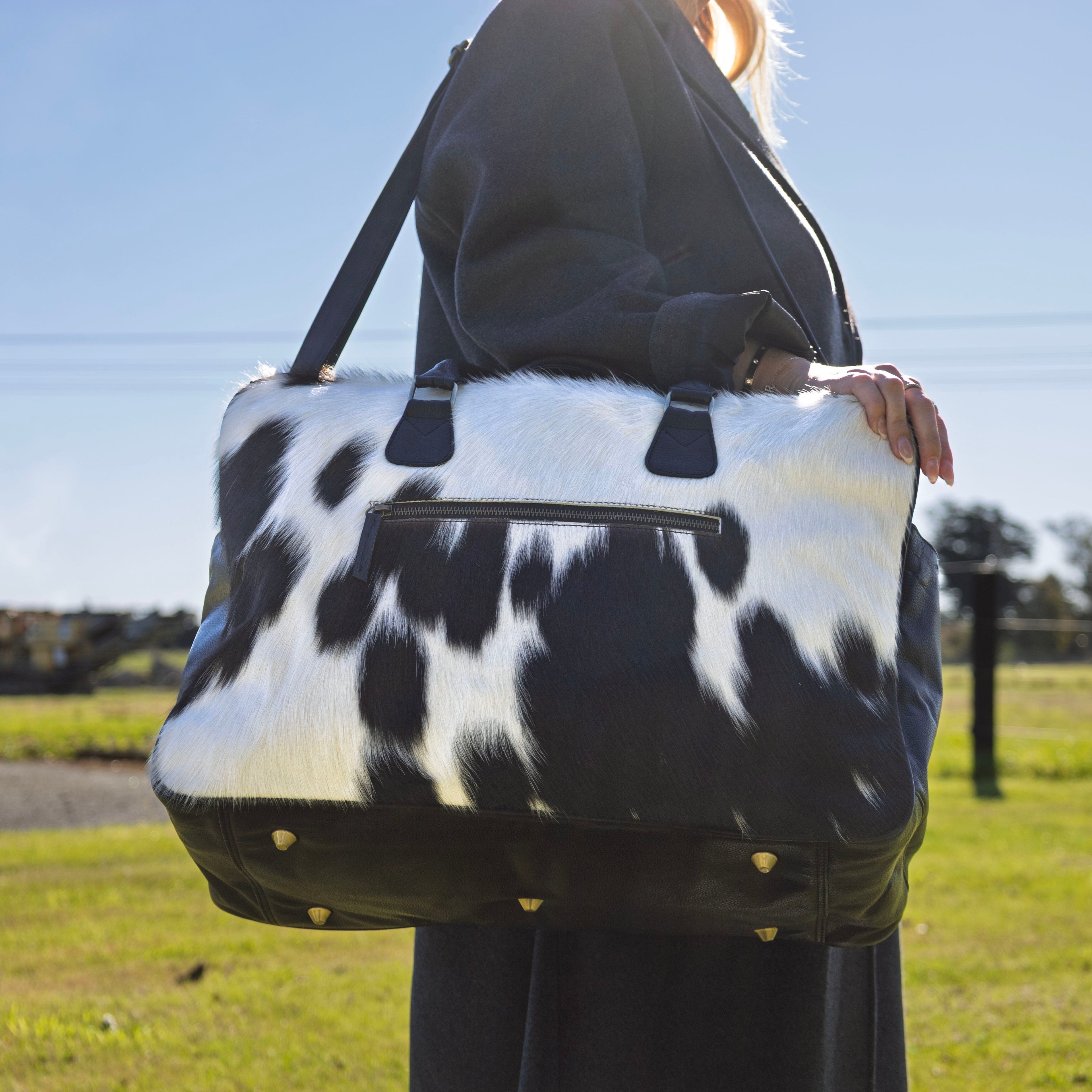 The Ciao Cowhide Travel Bag