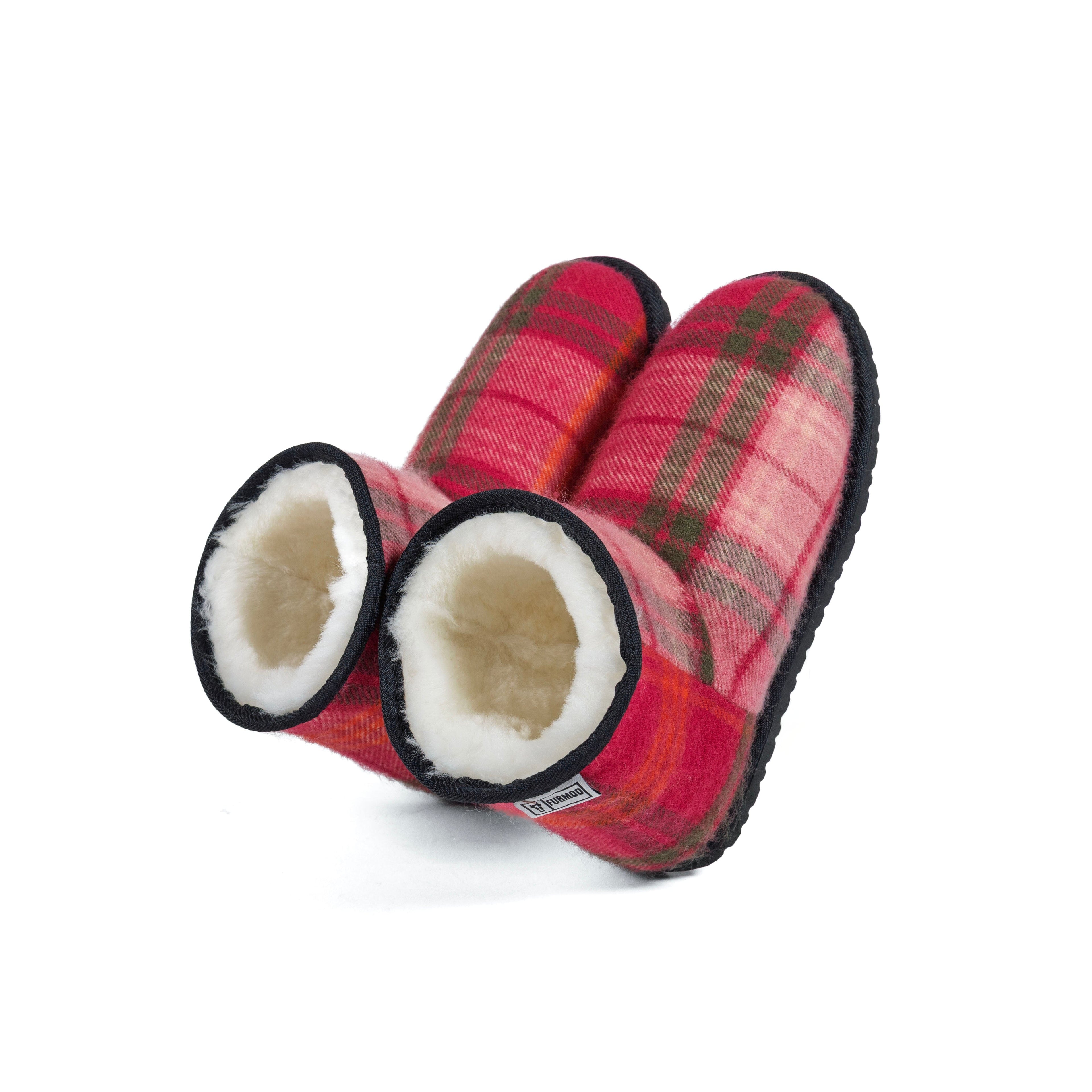 Hunting Rose Tartan Short Boot