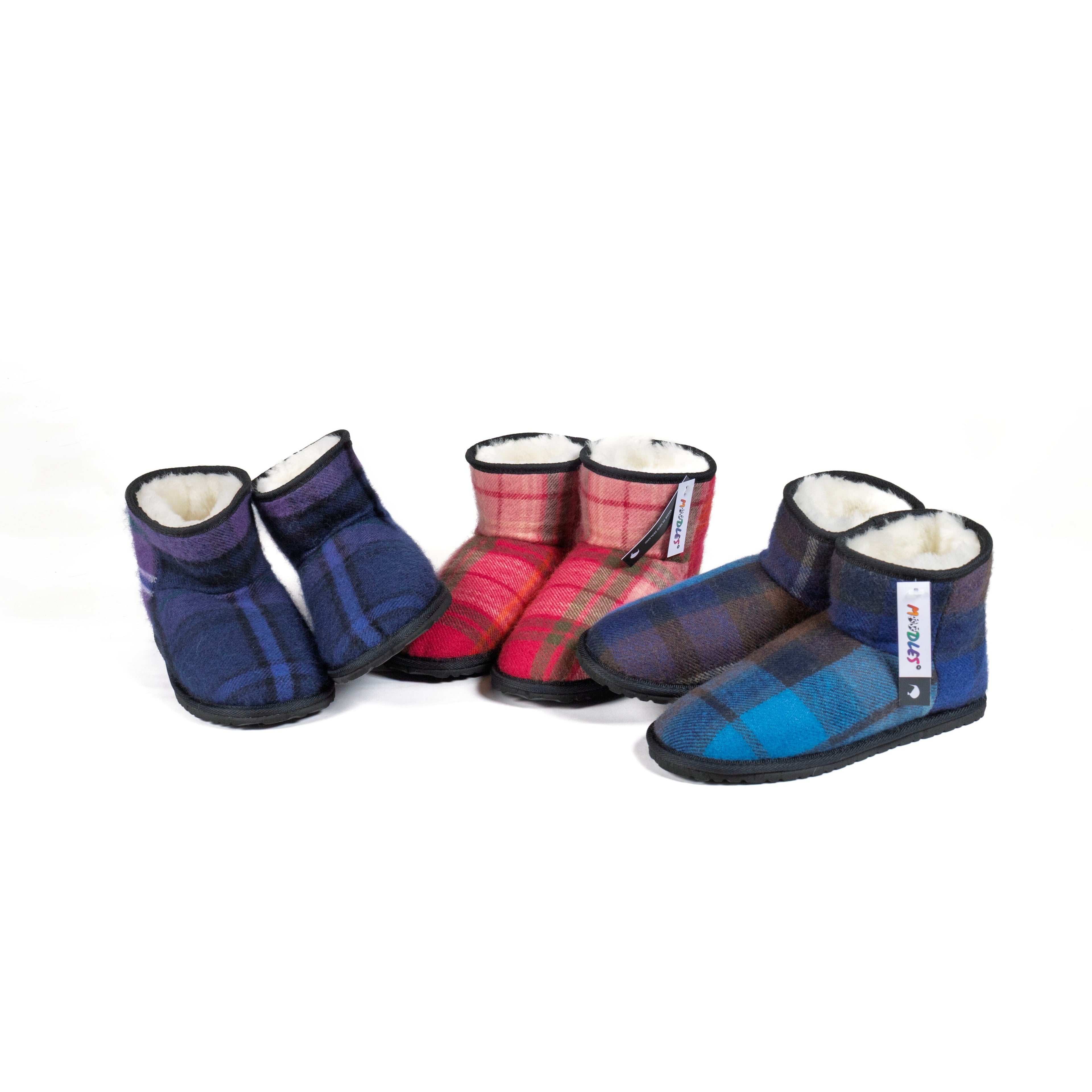 Hunting Rose Tartan Short Boot