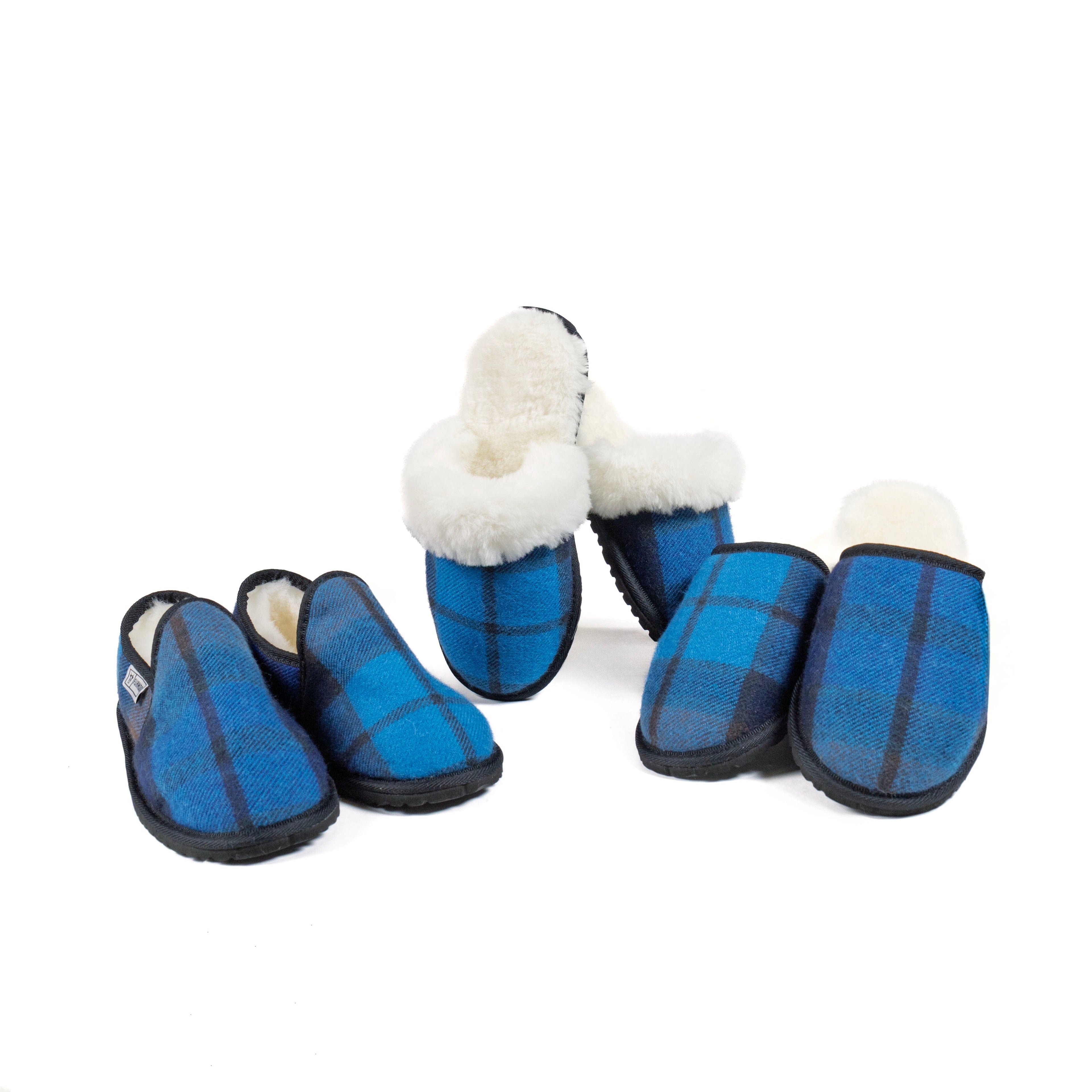 Enclosed Buchanan Blue Tartan Moodle