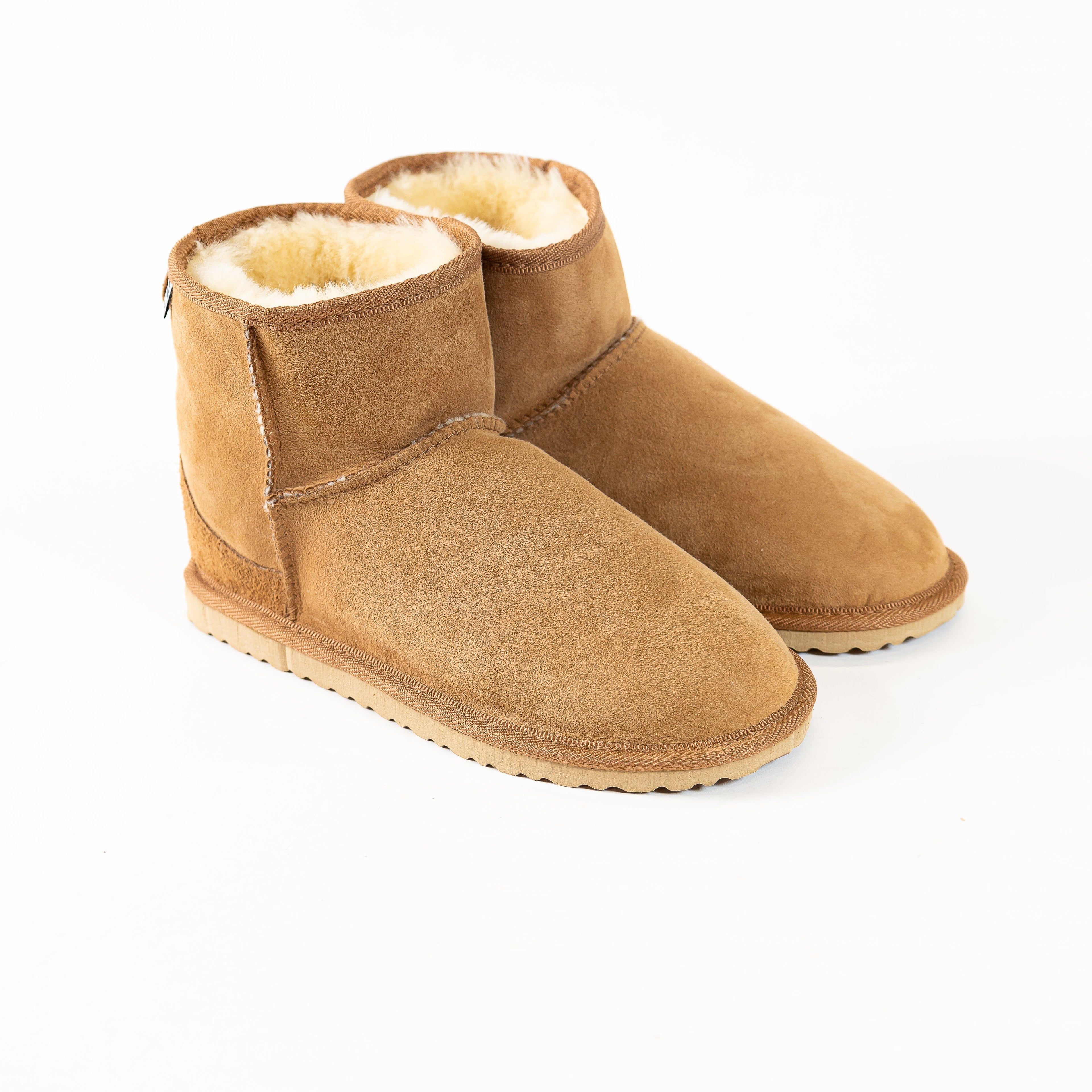 Calico Twinface Sheepskin Low Boot
