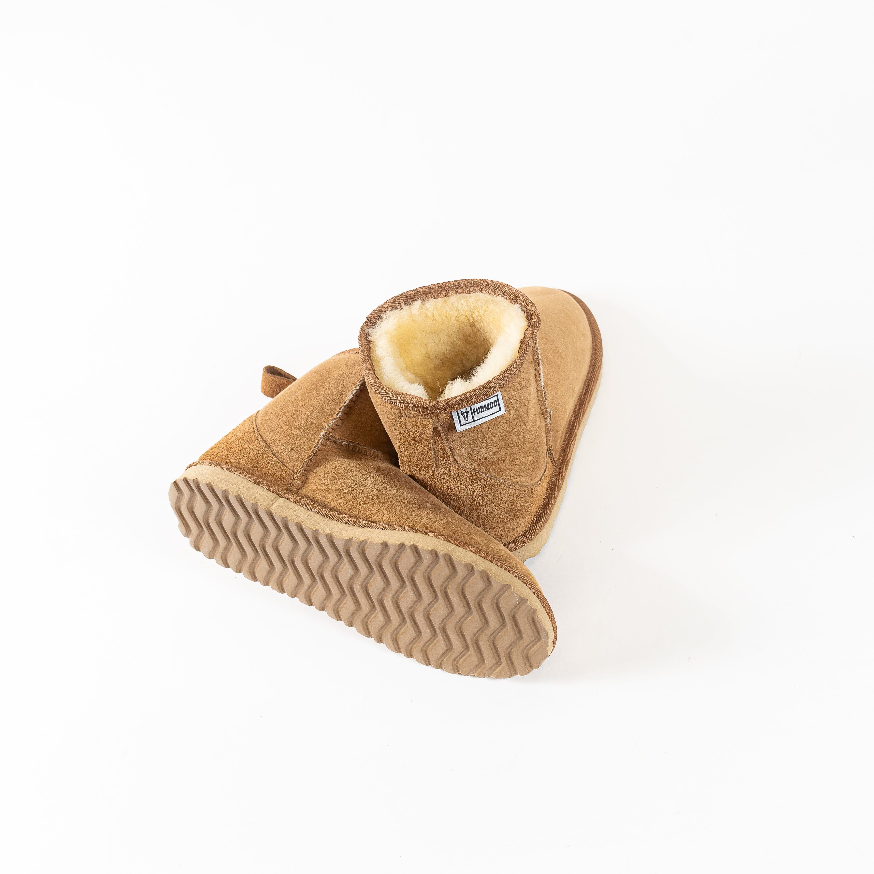 Calico Twinface Sheepskin Low Boot