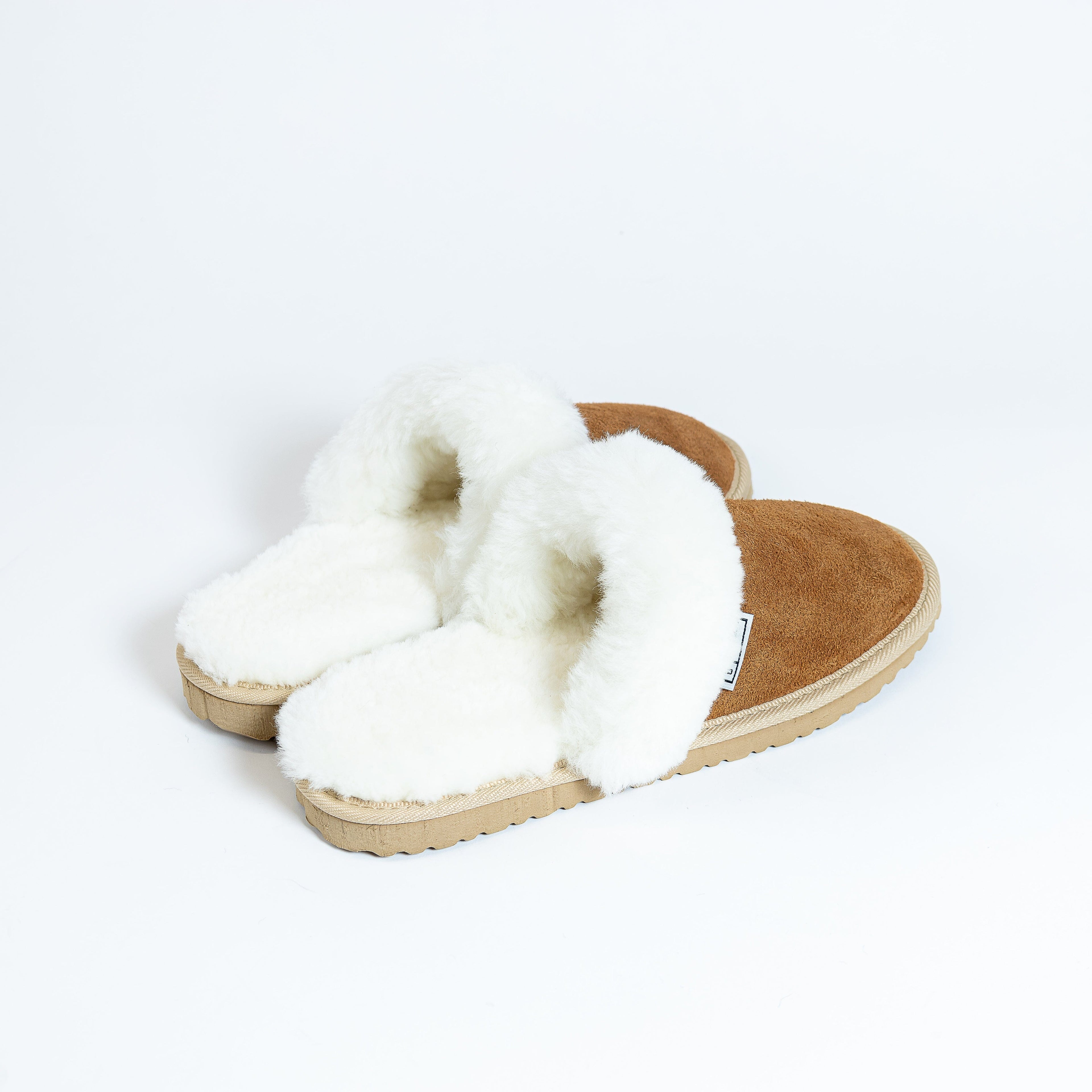 The Suede Sheepskin Slipper