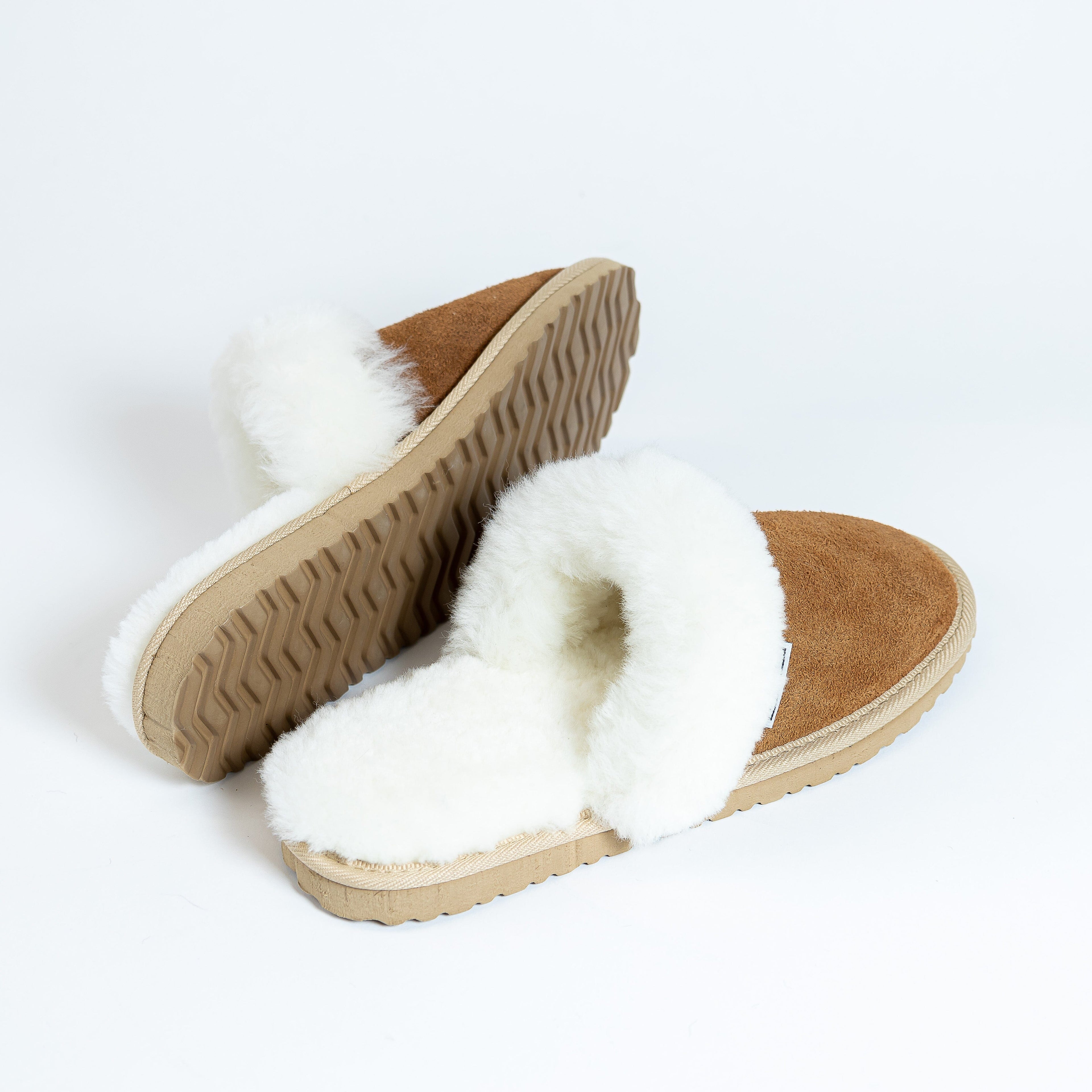 The Suede Sheepskin Slipper
