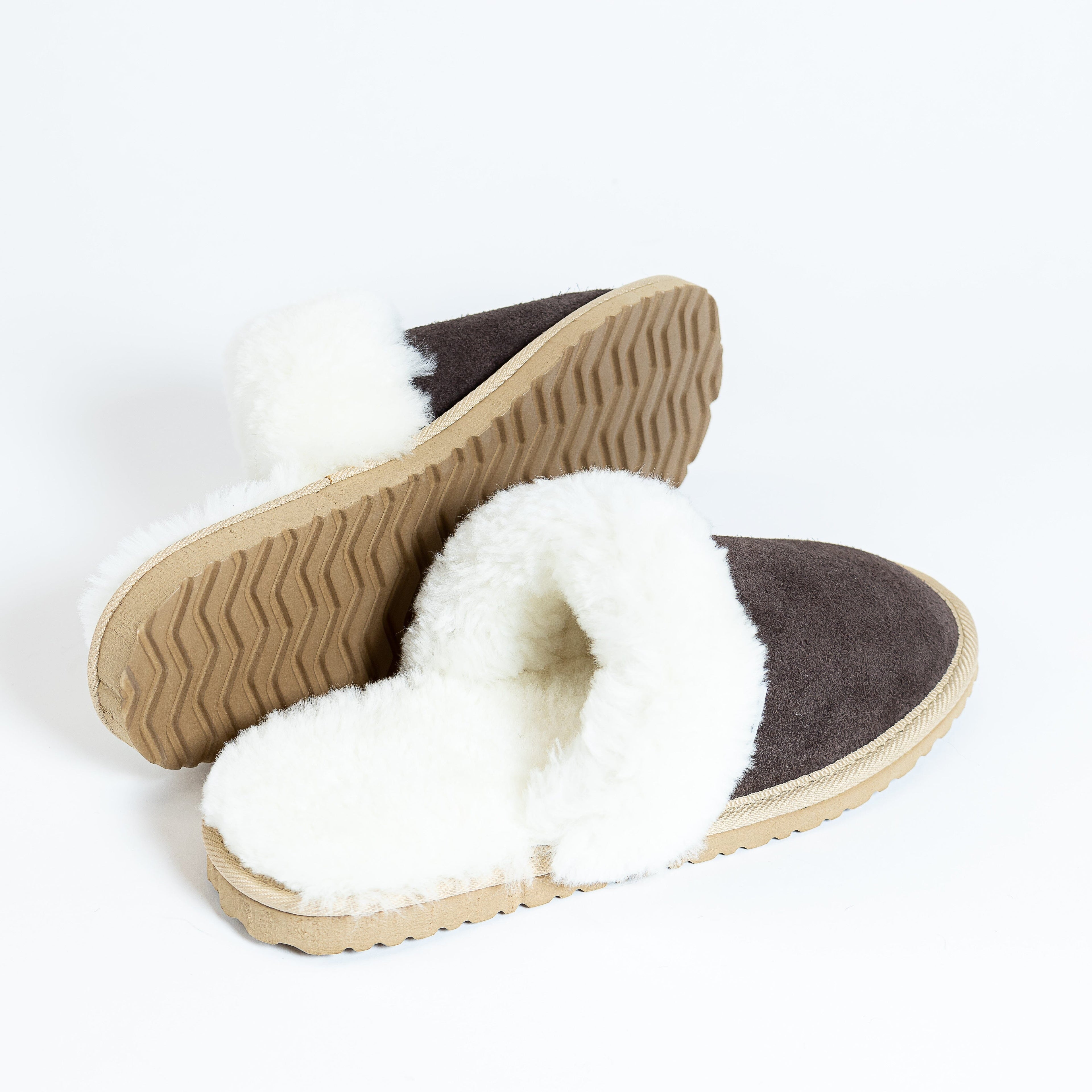 The Suede Sheepskin Slipper