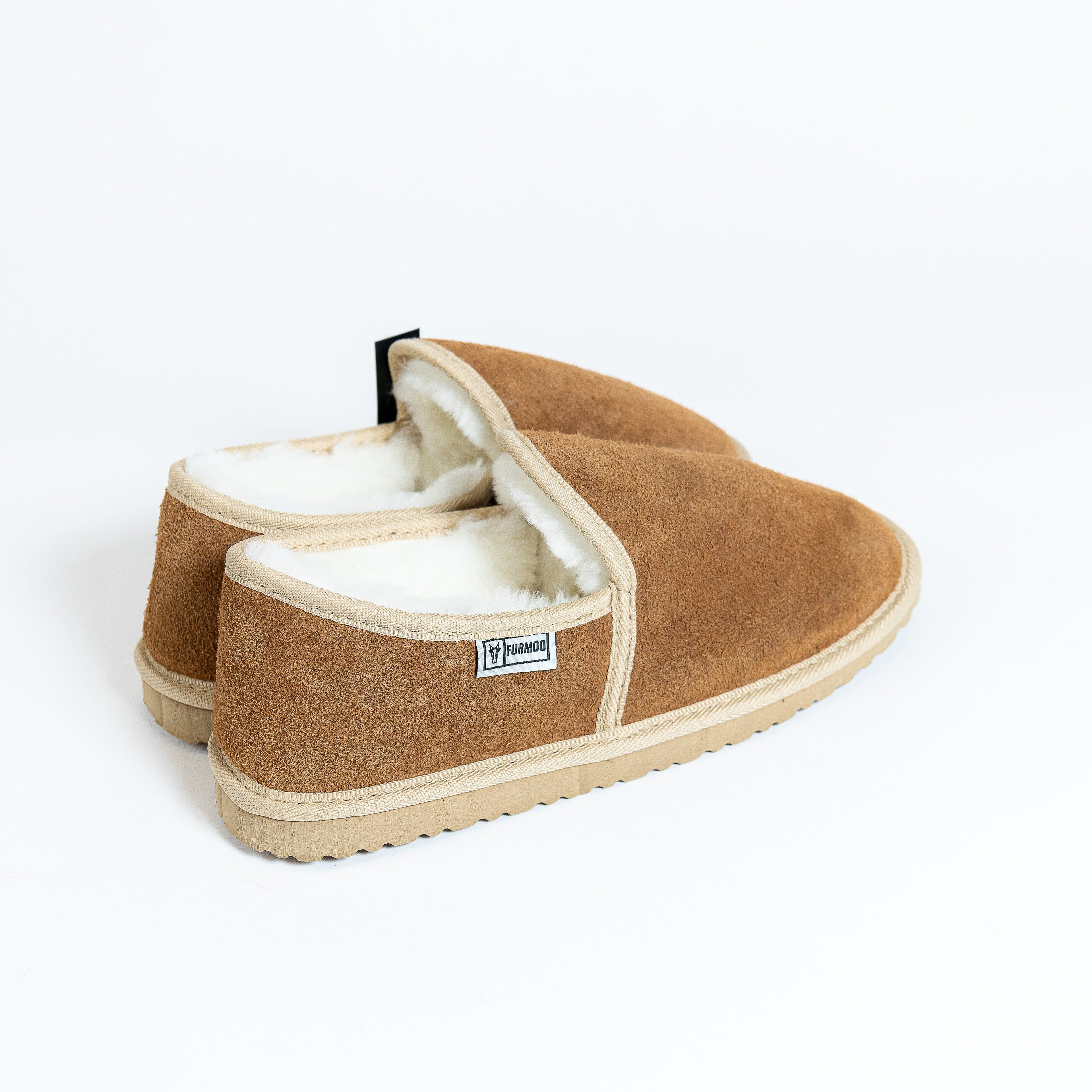 The Suede Enclosed Sheepskin Slipper