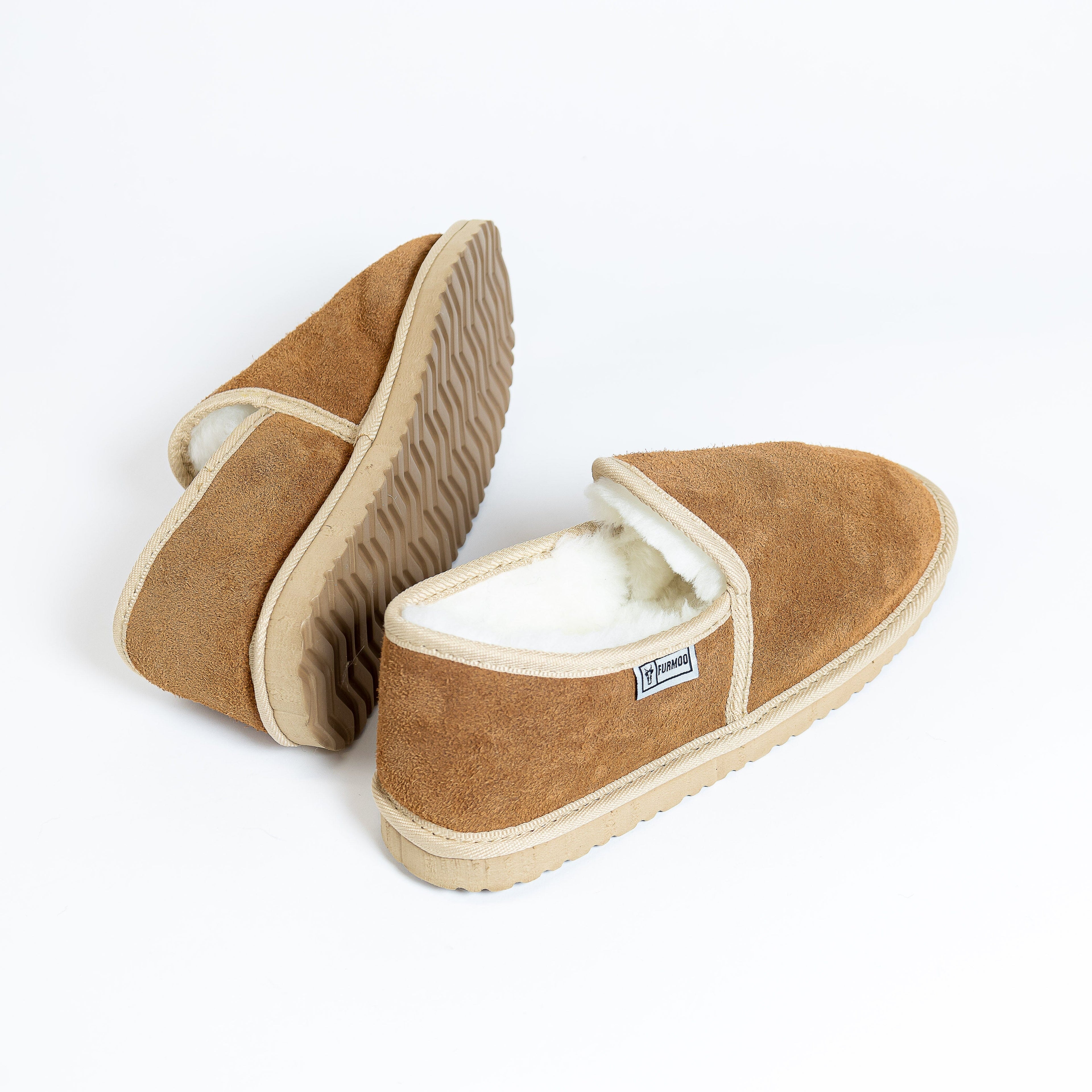 The Suede Enclosed Sheepskin Slipper