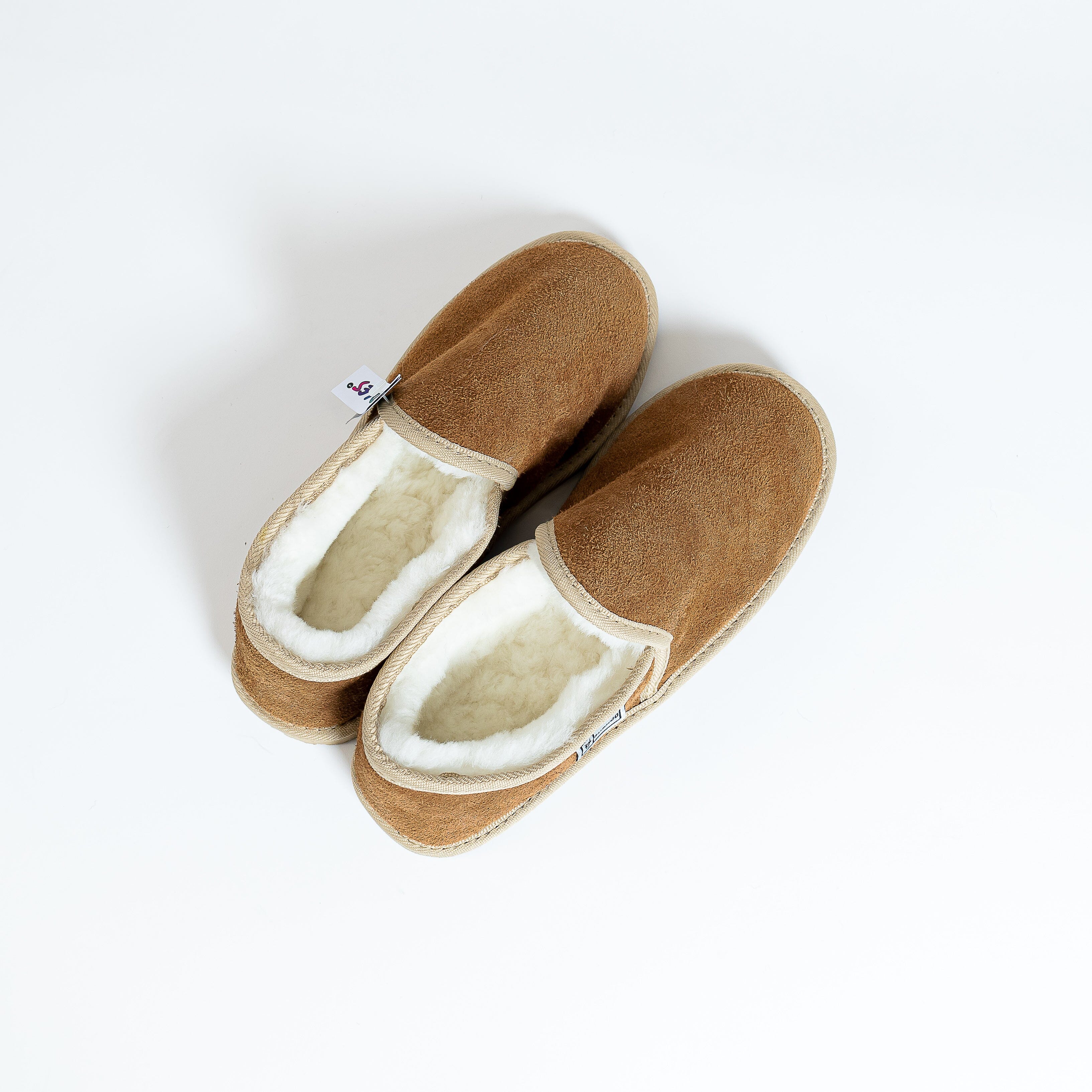 The Suede Enclosed Sheepskin Slipper