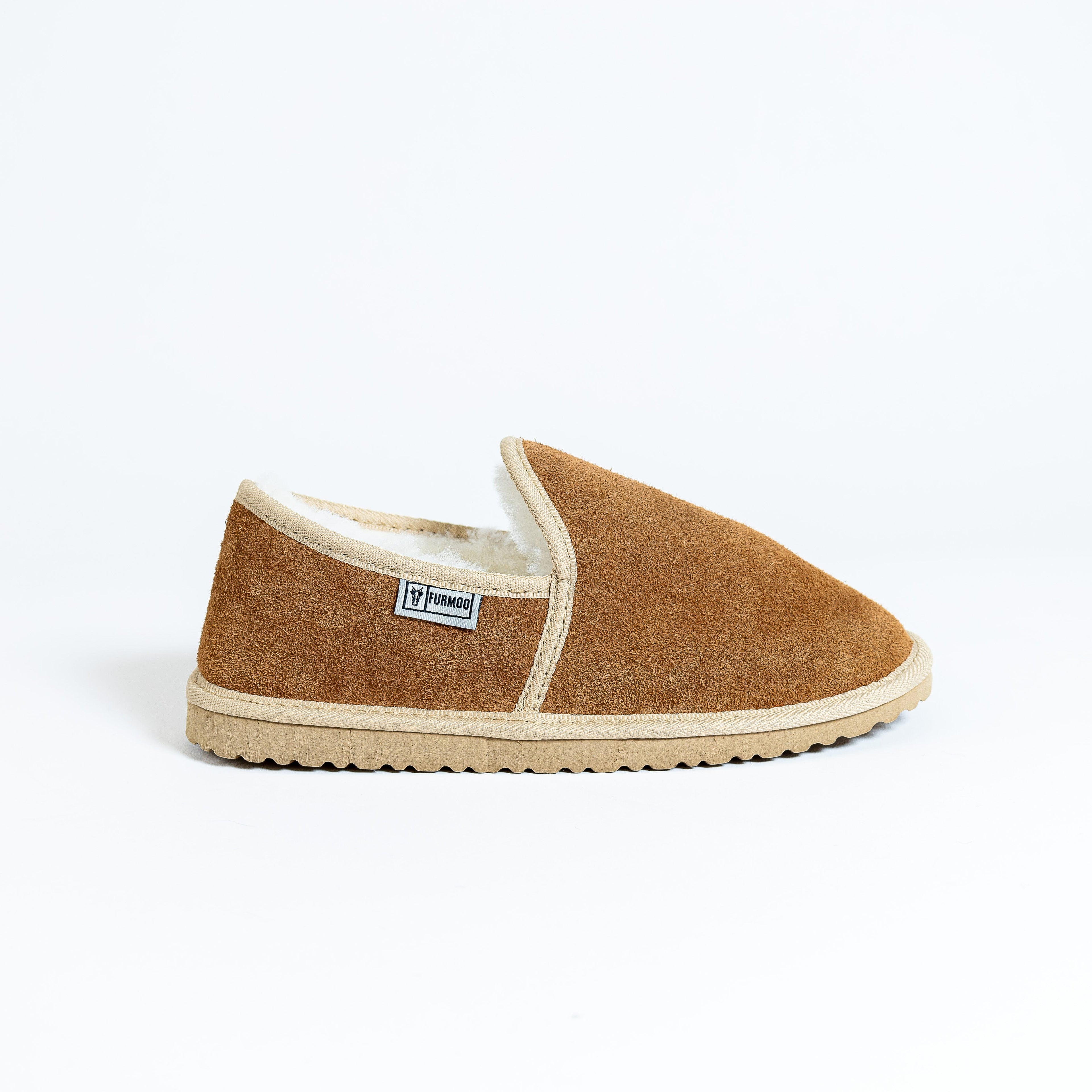 The Suede Enclosed Sheepskin Slipper