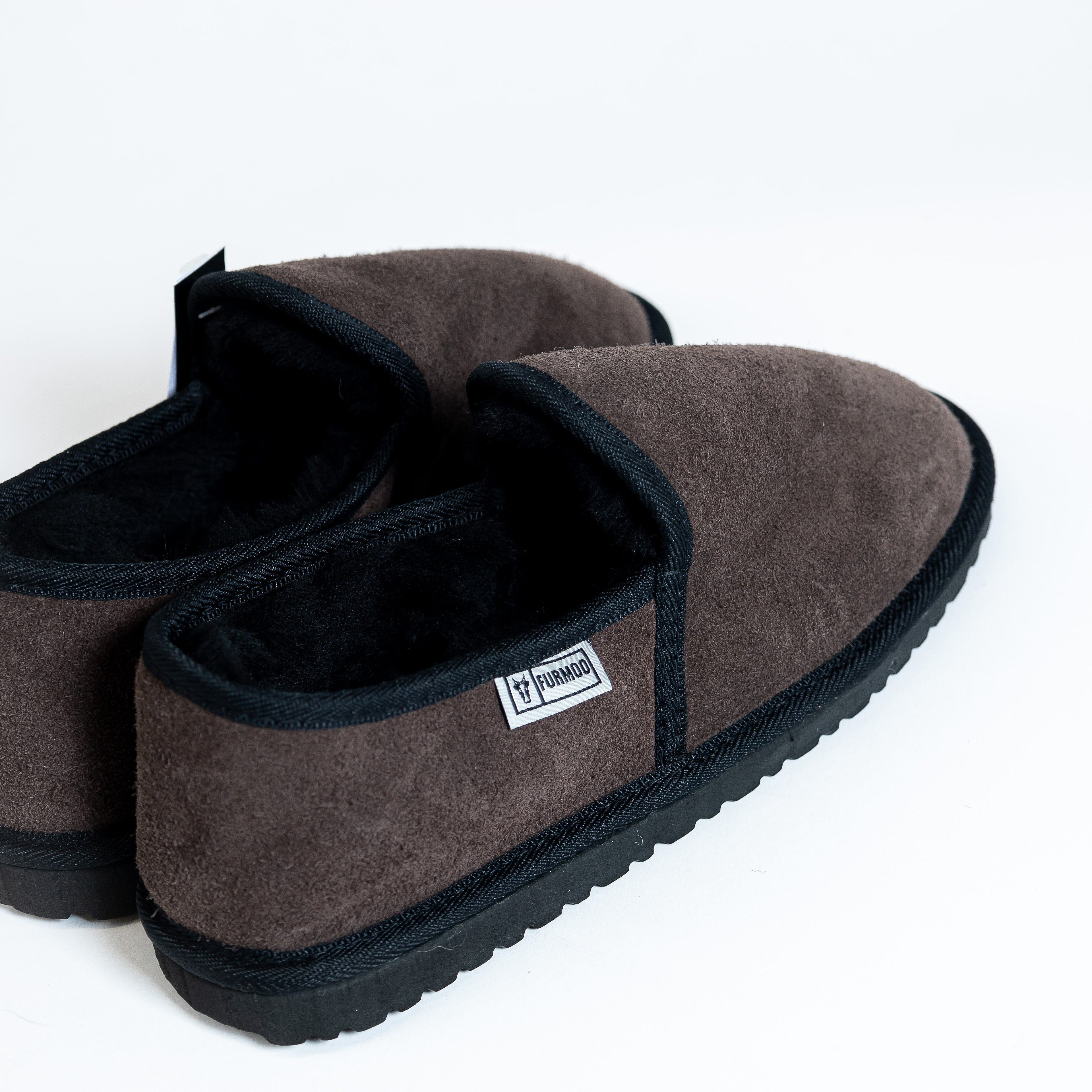 The Suede Enclosed Sheepskin Slipper