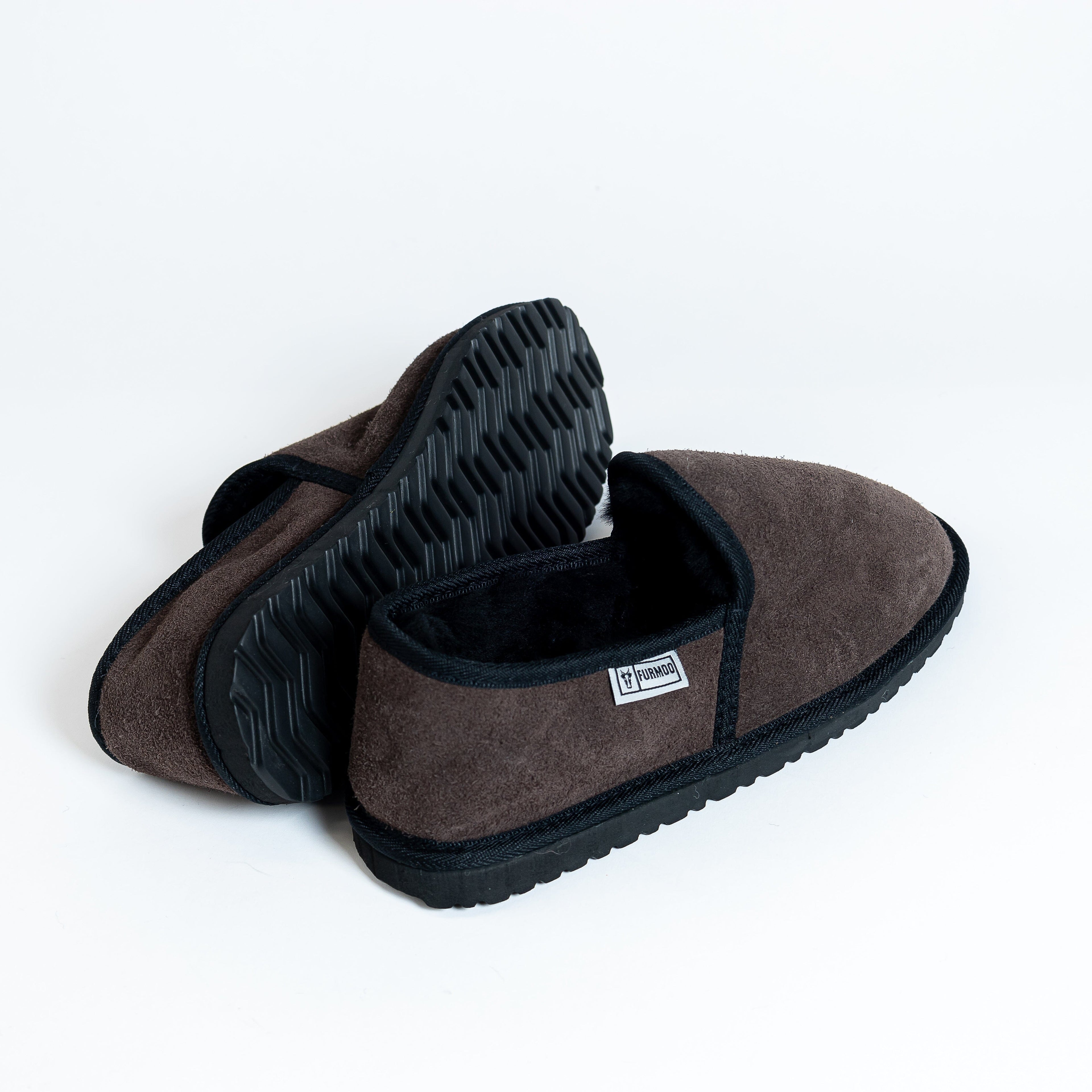 The Suede Enclosed Sheepskin Slipper