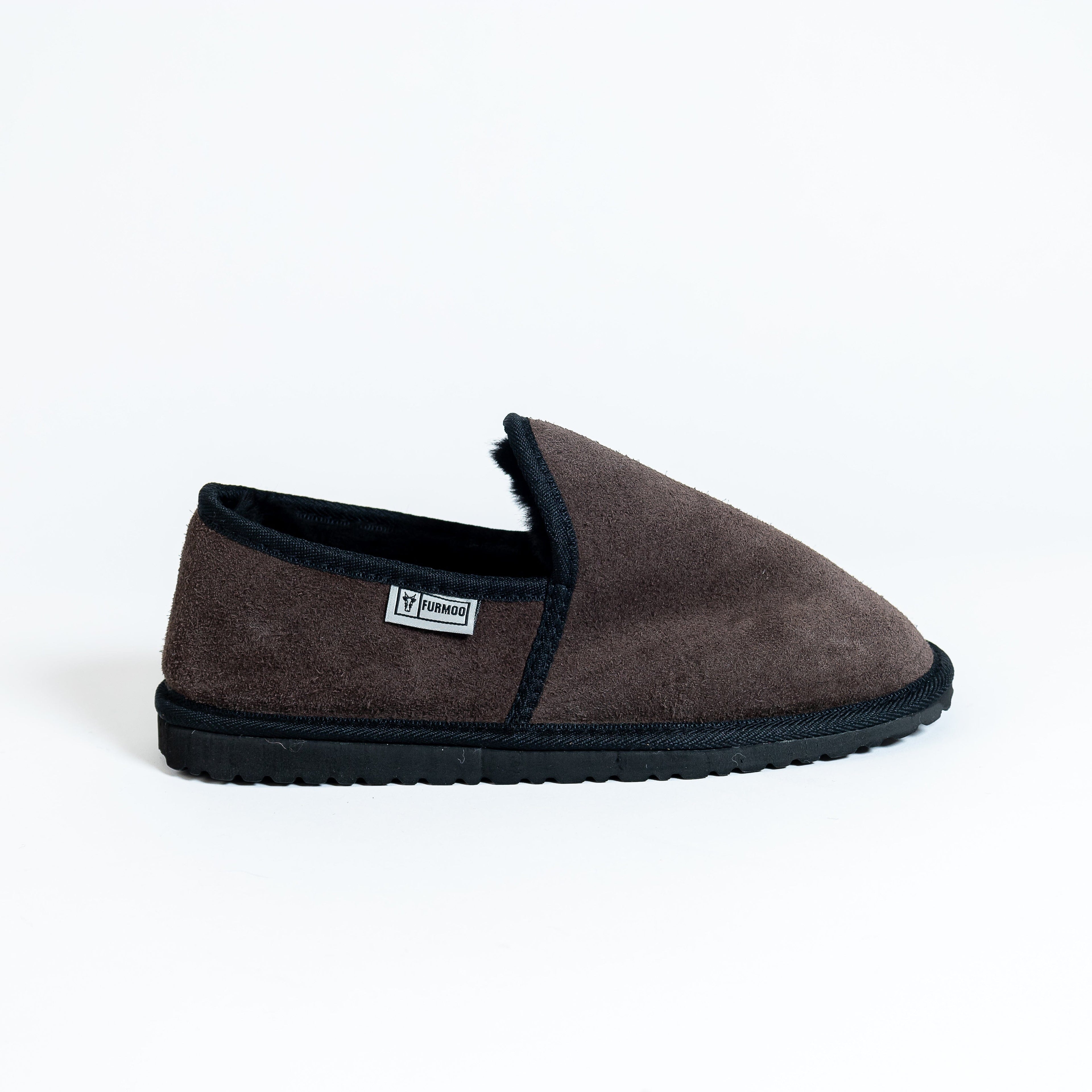 The Suede Enclosed Sheepskin Slipper
