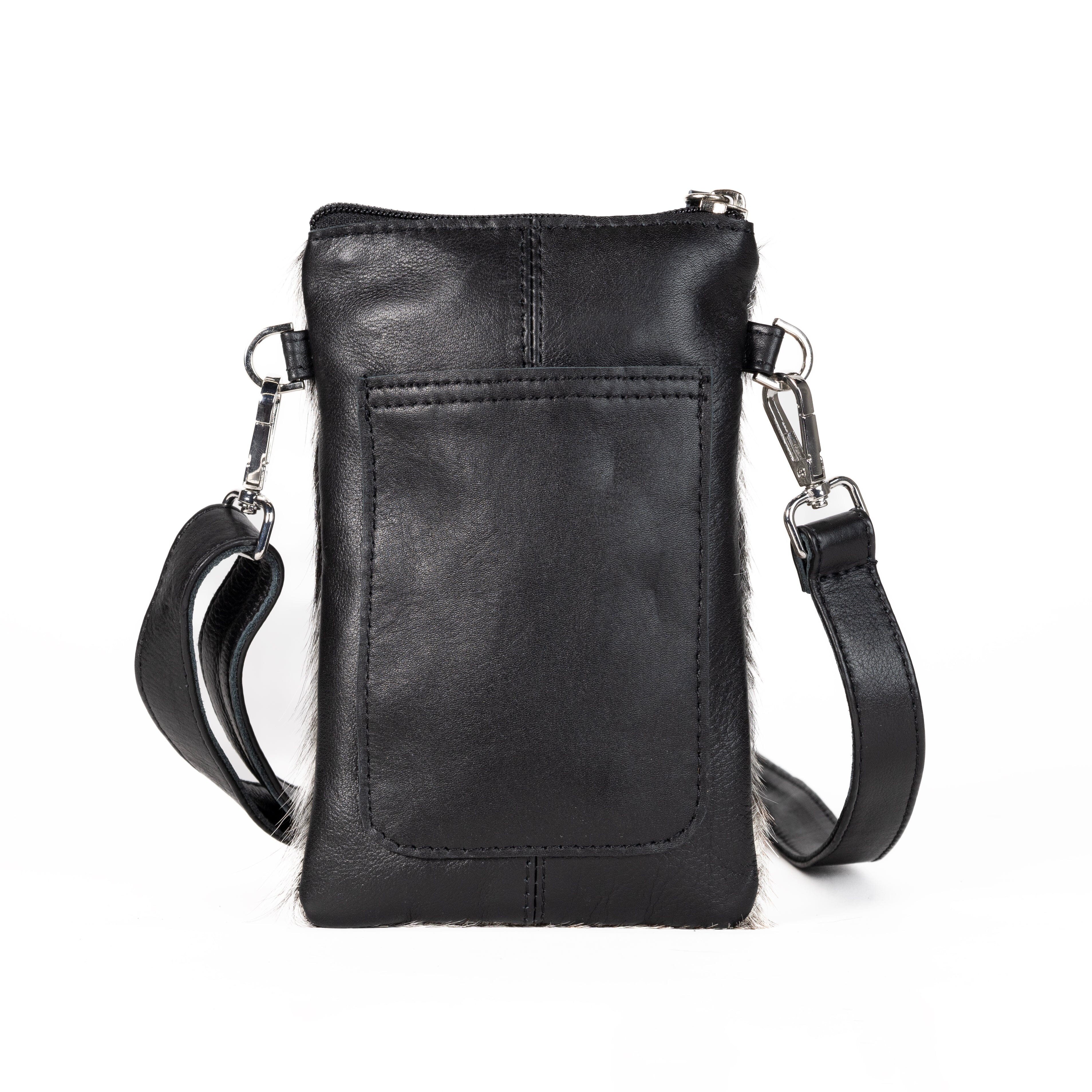Fur Get Me Not Cowhide Phone Pouch