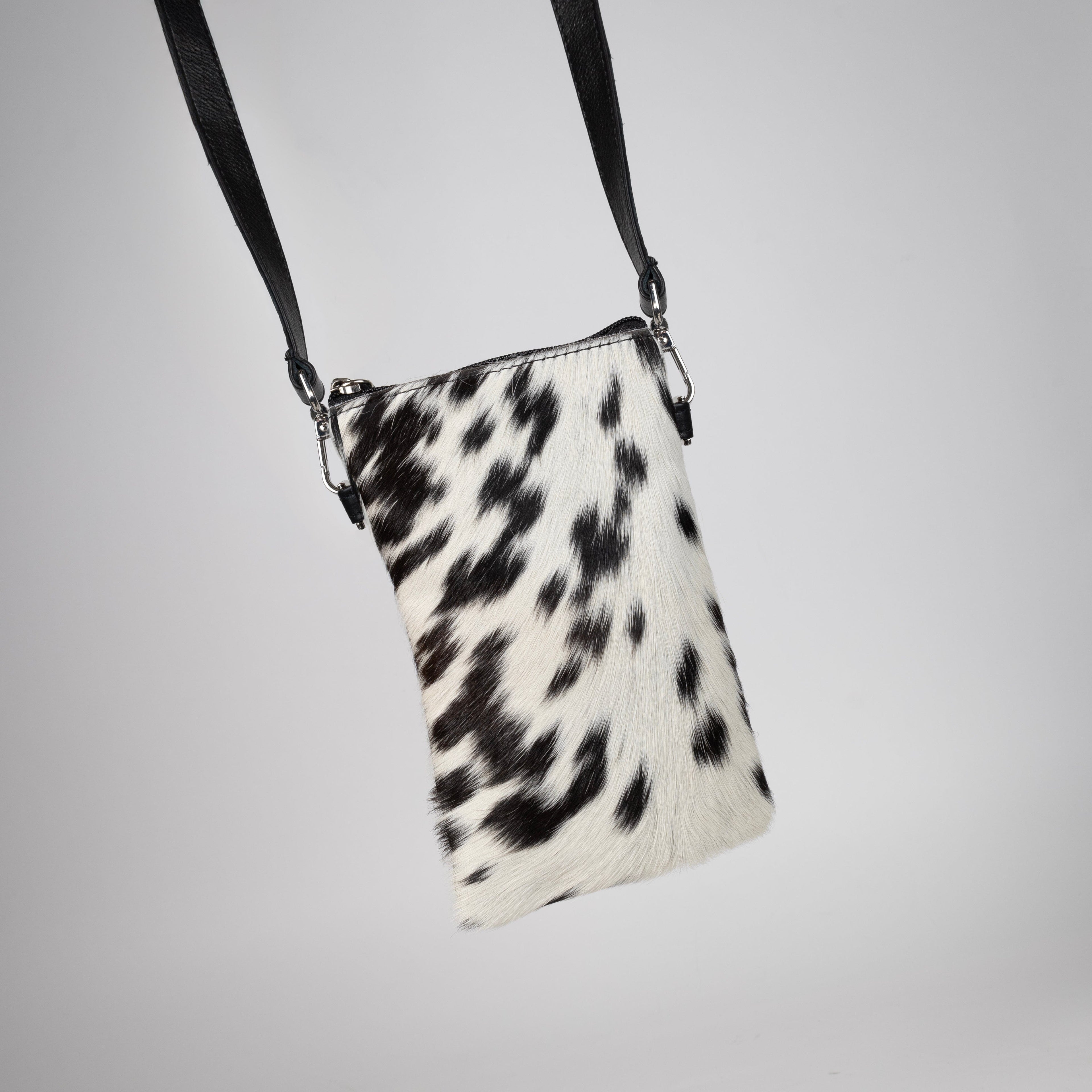 Fur Get Me Not Cowhide Phone Pouch