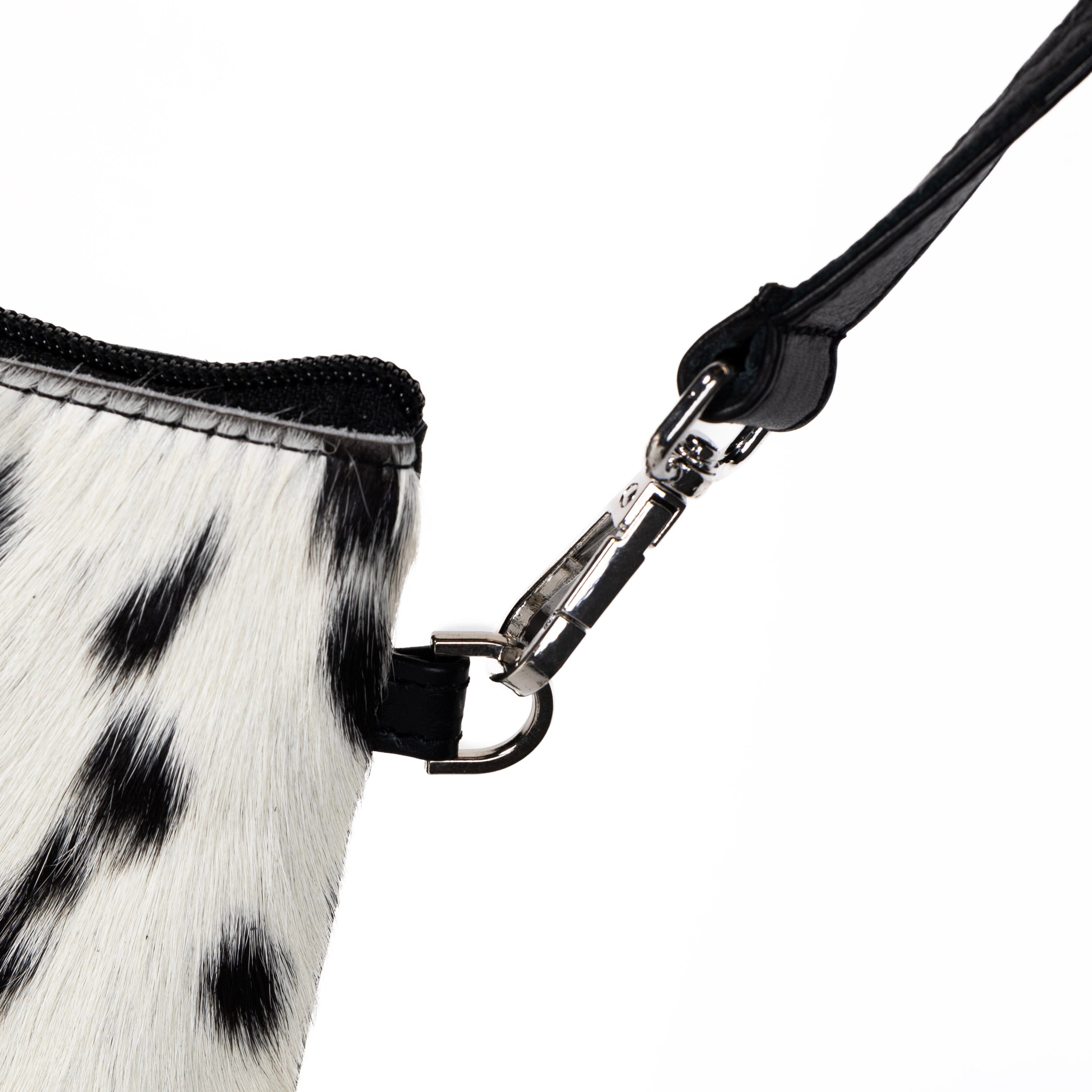 Fur Get Me Not Cowhide Phone Pouch