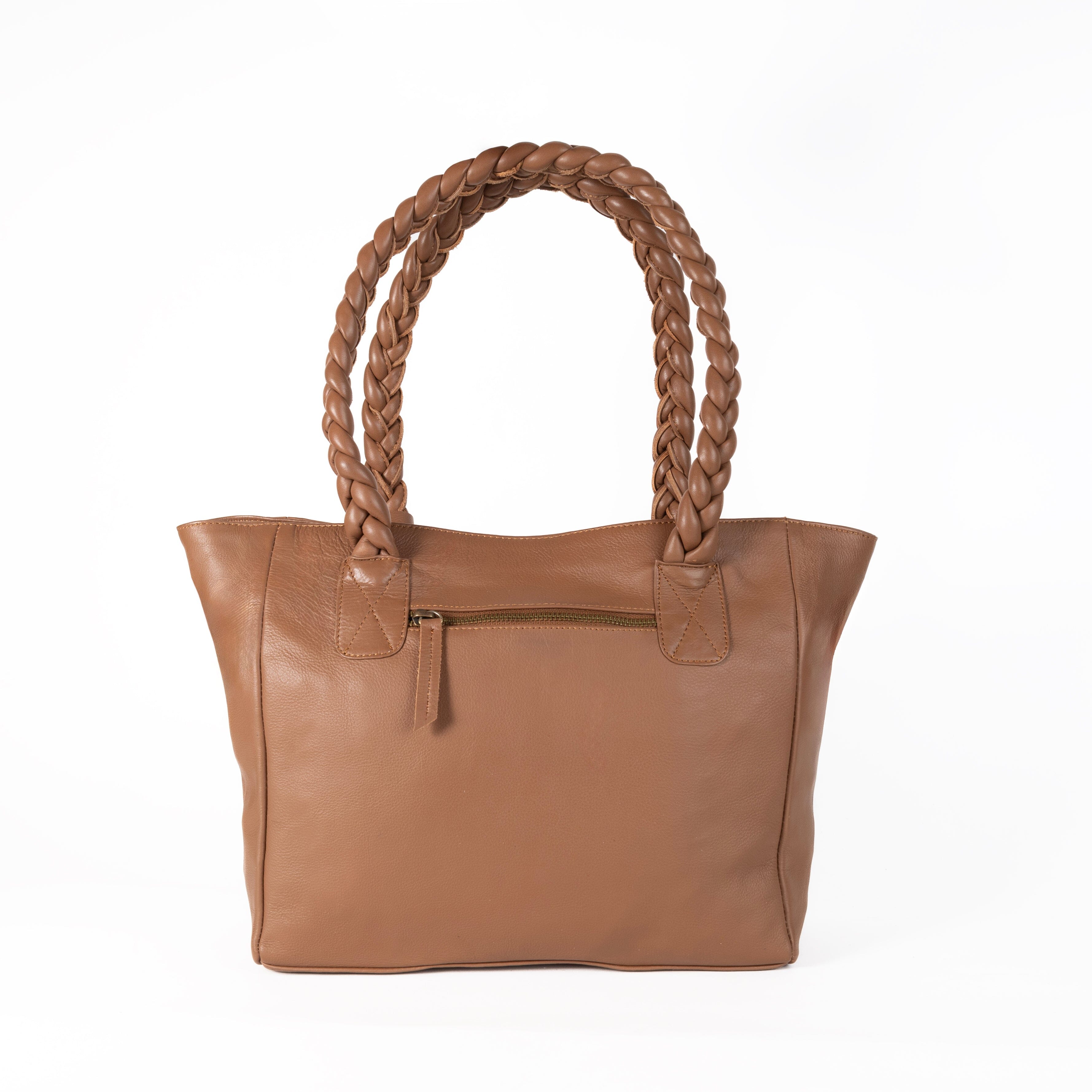 Leather Giddy Goat Tote