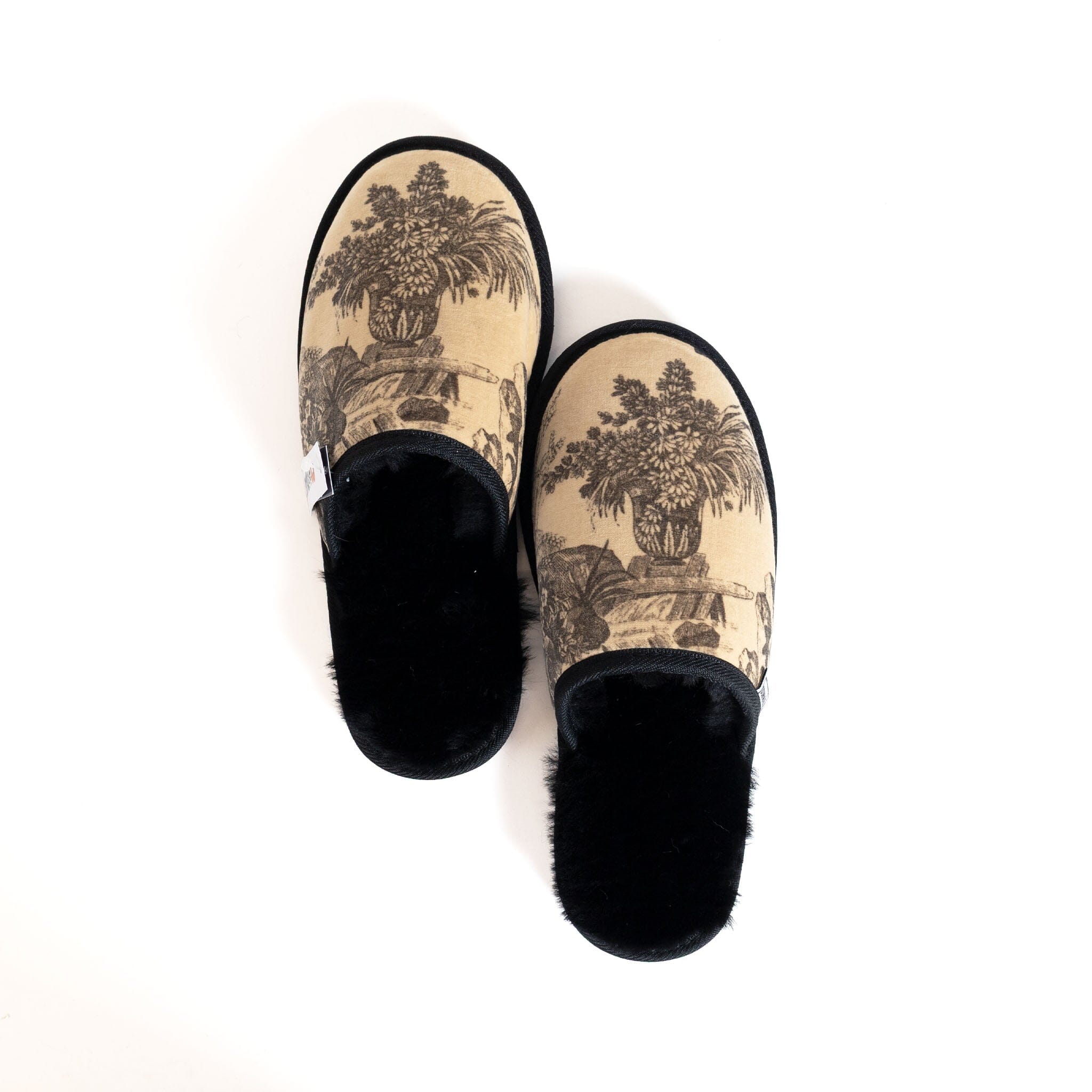 The Toile Collection: Antique Velvet & Black Sheepskin Moodles