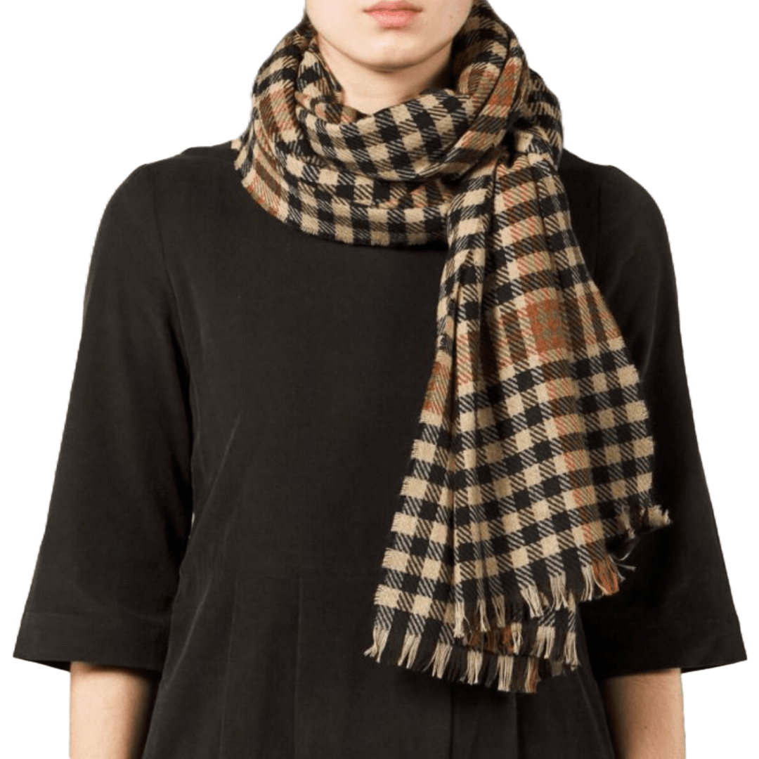 Brock Burns Antique Luxury Fine Wool Stole | Wool Scarf