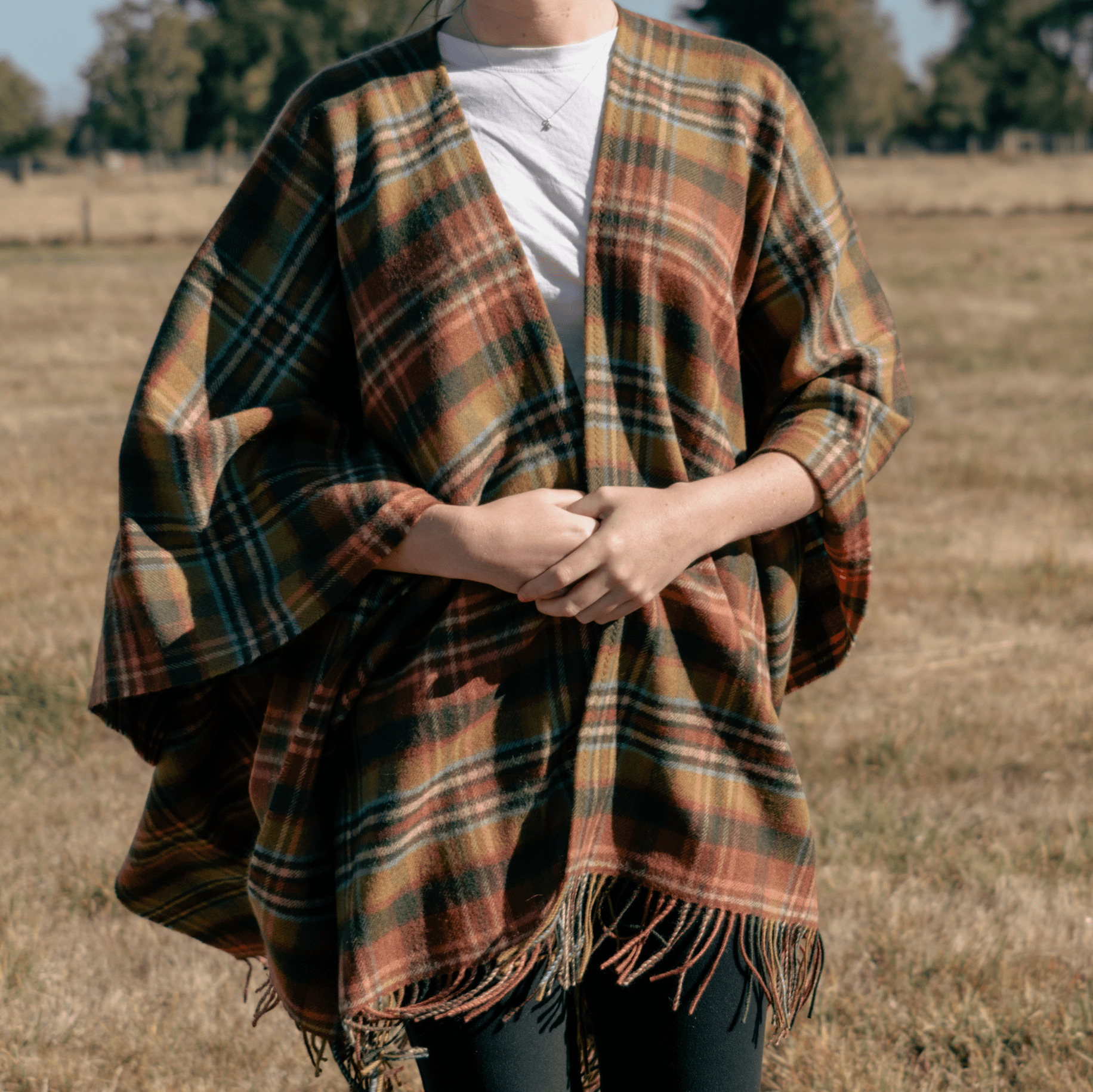 Scott Green Antique Lambswool Serape. PRE ORDER