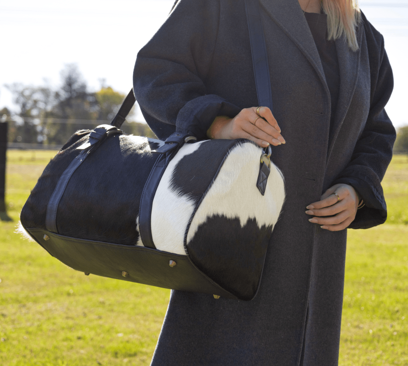 Buckle-Up Cowhide Traveller