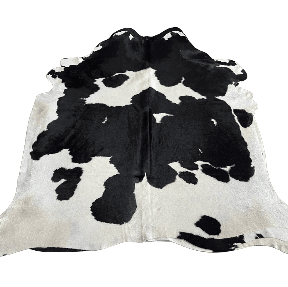Black and White Premium Cowhide Rug