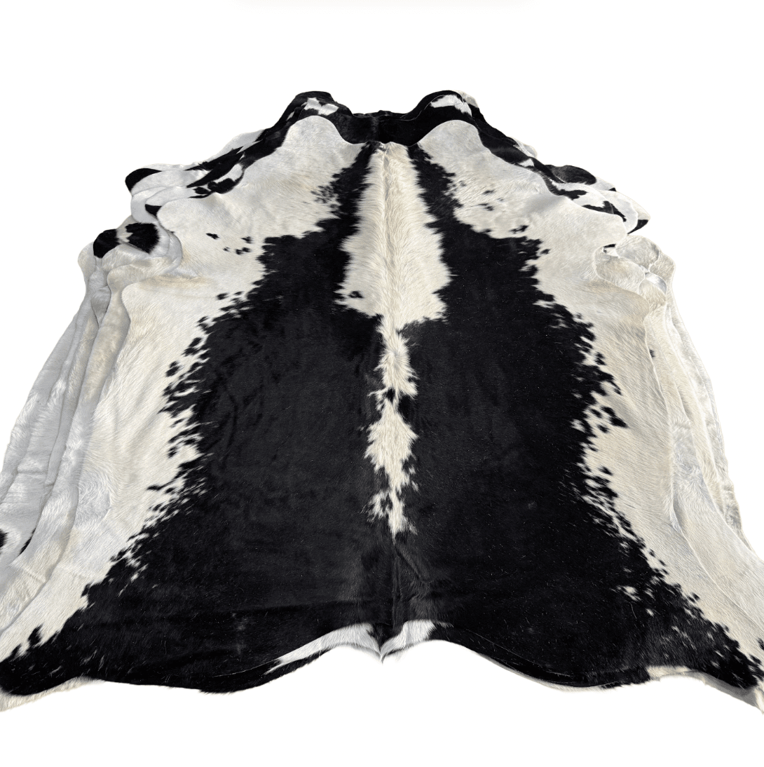 Black and White Premium Cowhide Rug