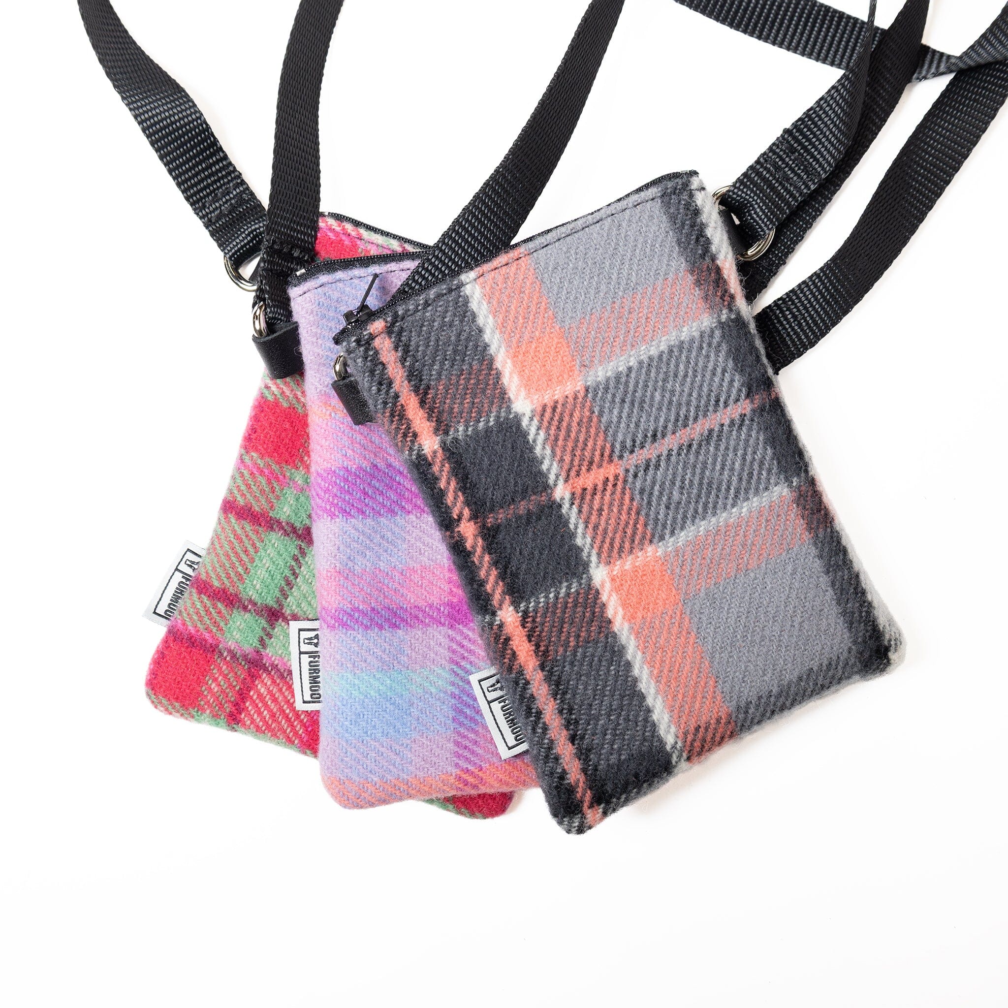 Tartan Fur Get Me Not Phone Bag