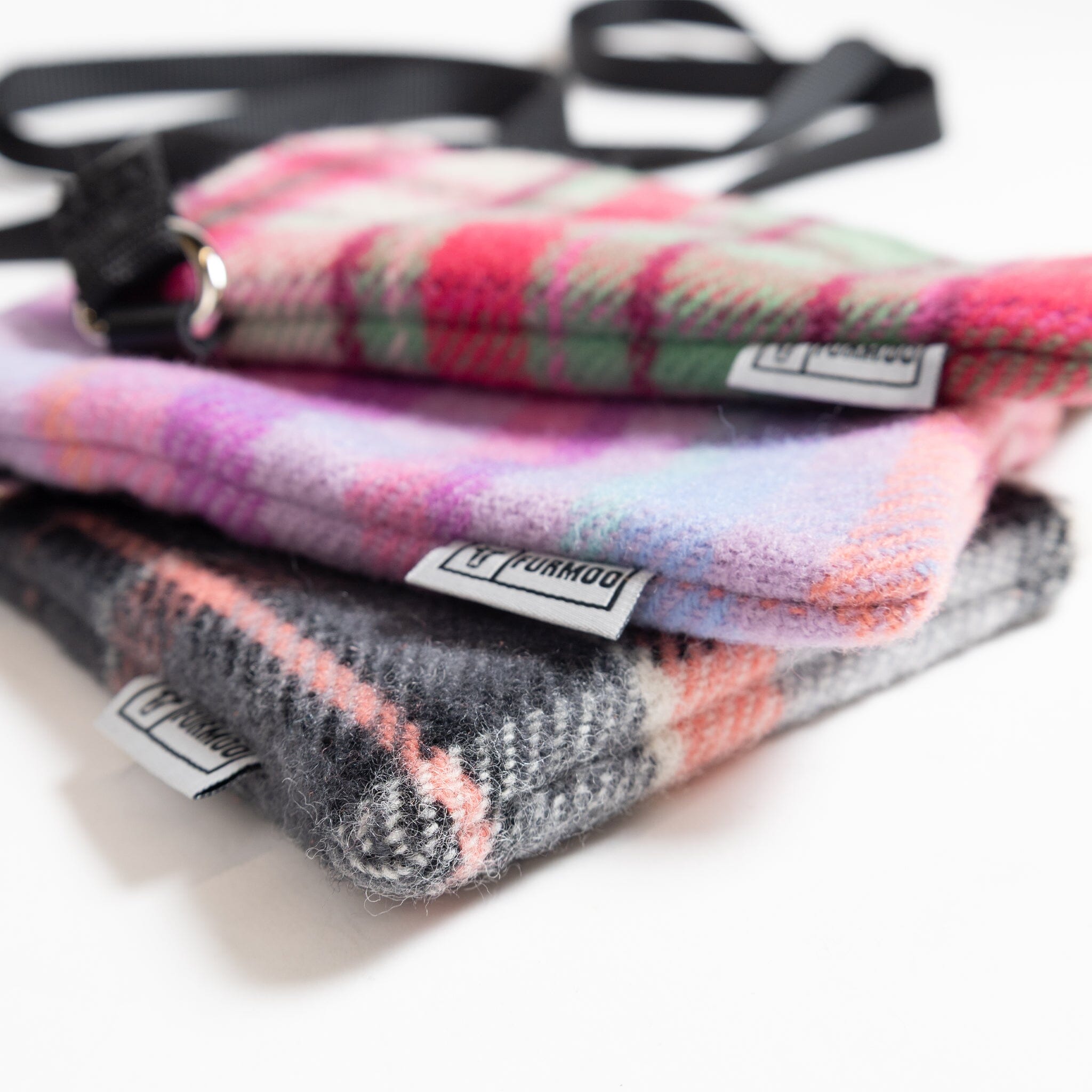 Tartan Fur Get Me Not Phone Bag