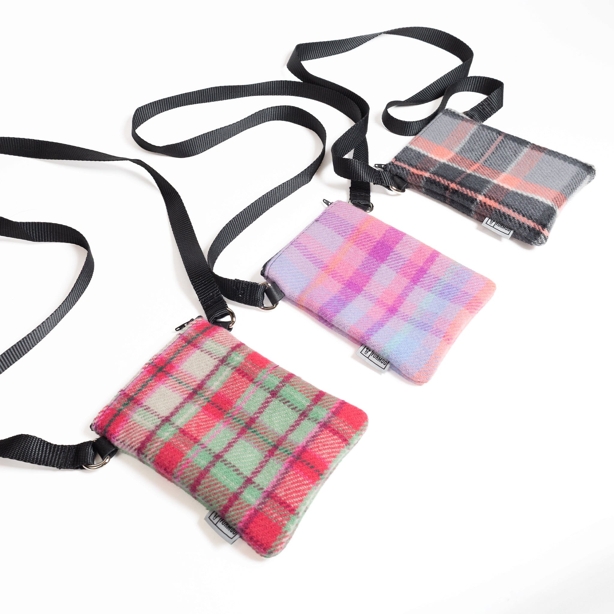 Tartan Fur Get Me Not Phone Bag