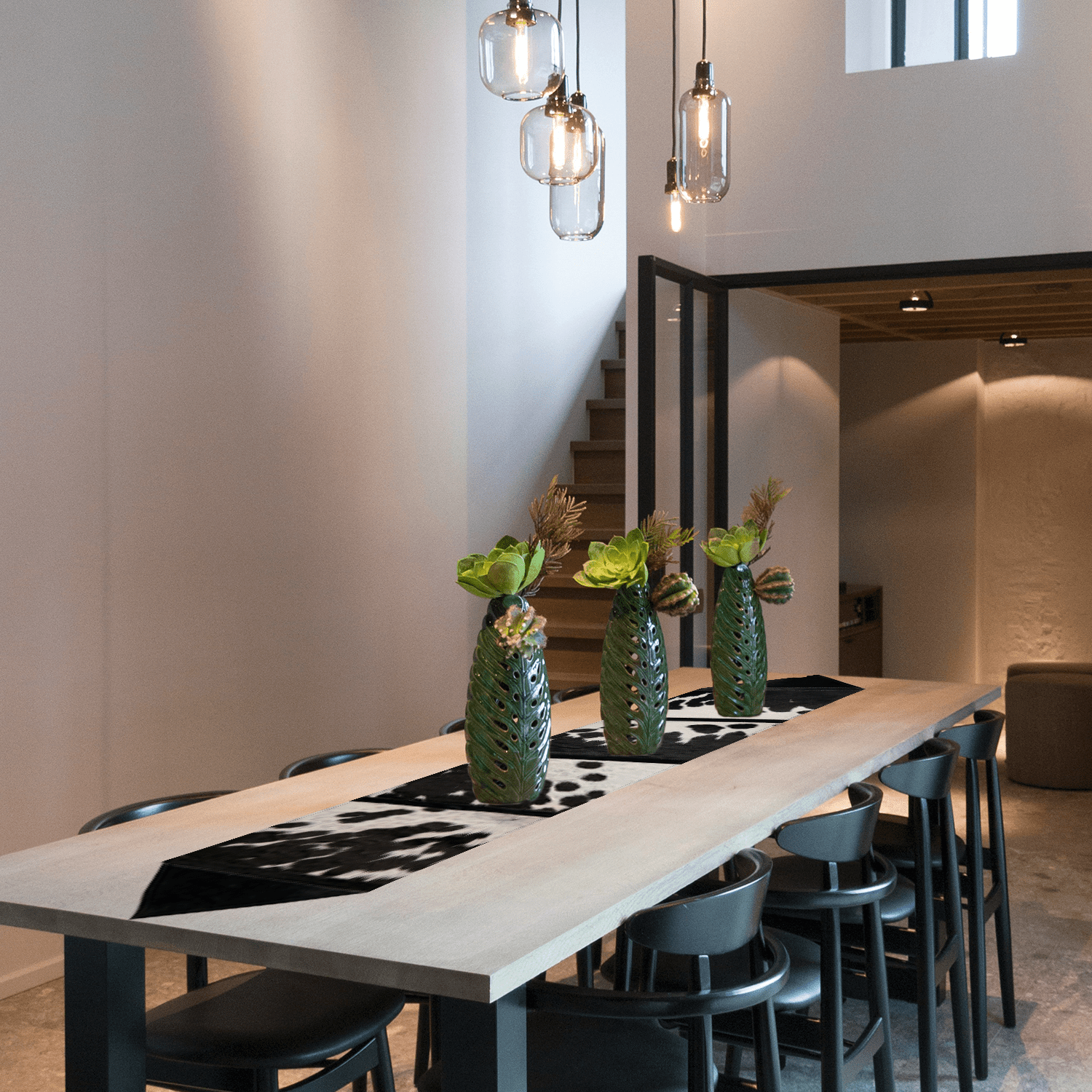 Cowhide Table Runner