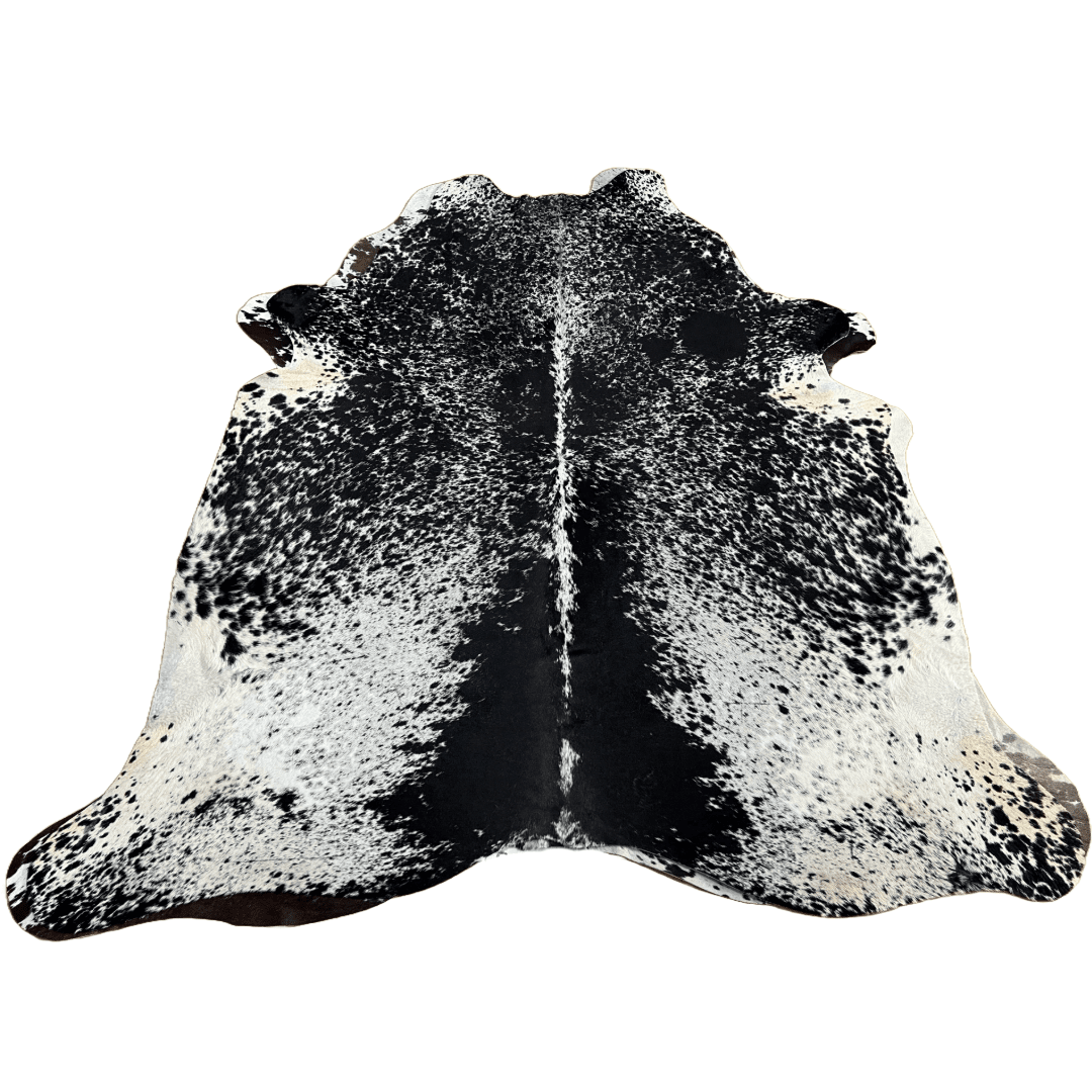 Salt & Pepper Premium Cowhide Rug