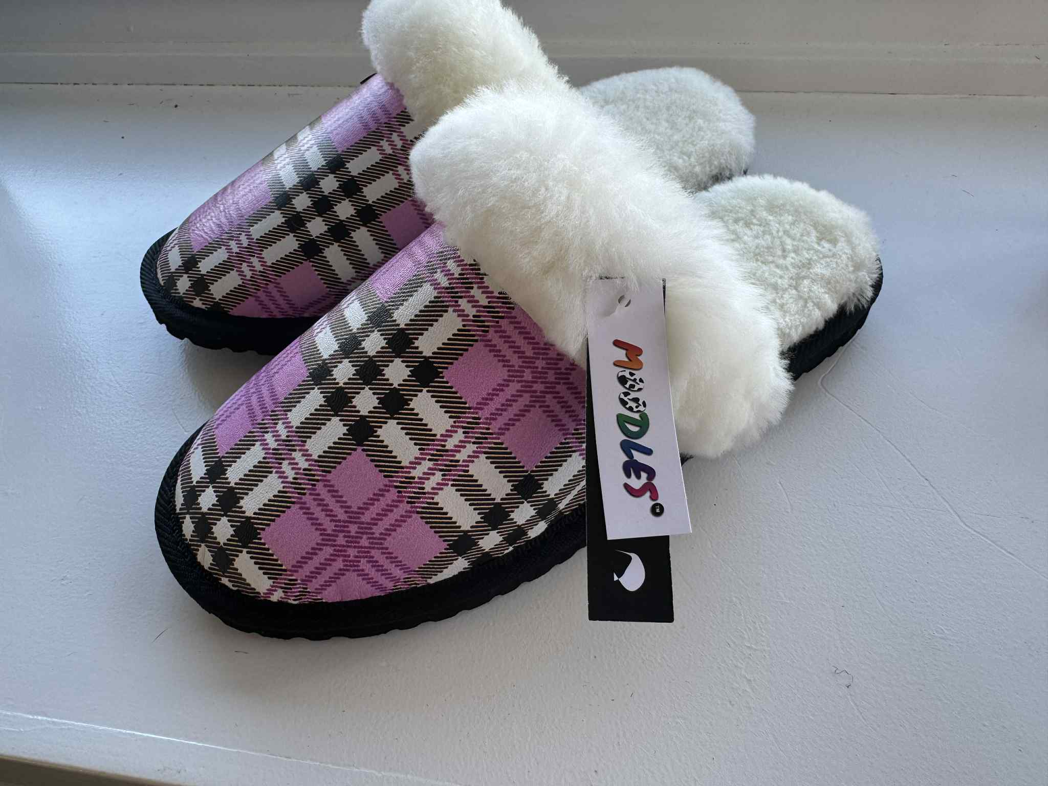 Hopscotch Leather Tartan Moodles