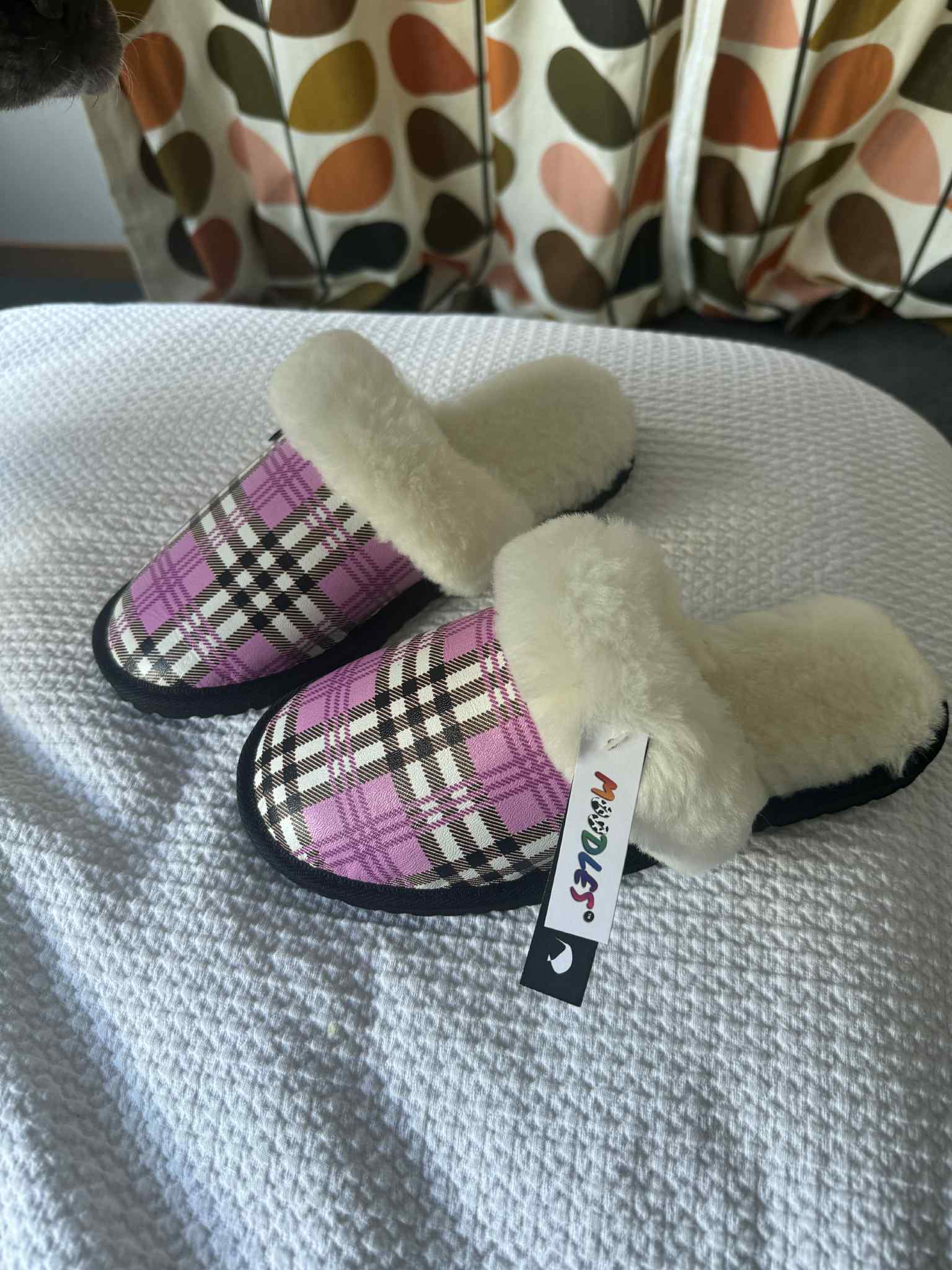 Hopscotch Leather Tartan Moodles