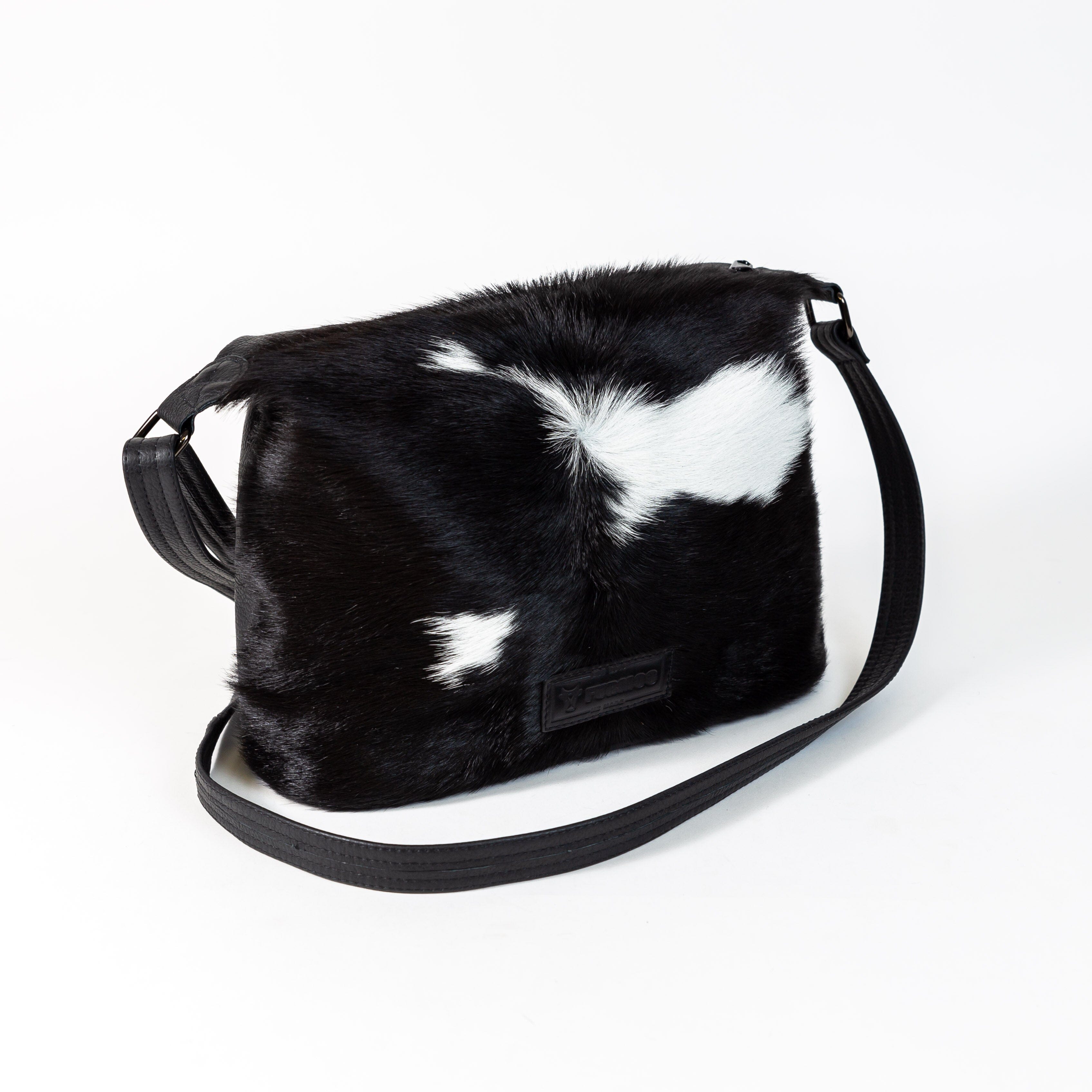 Cowhide Ms Monroe Crossbody Bag