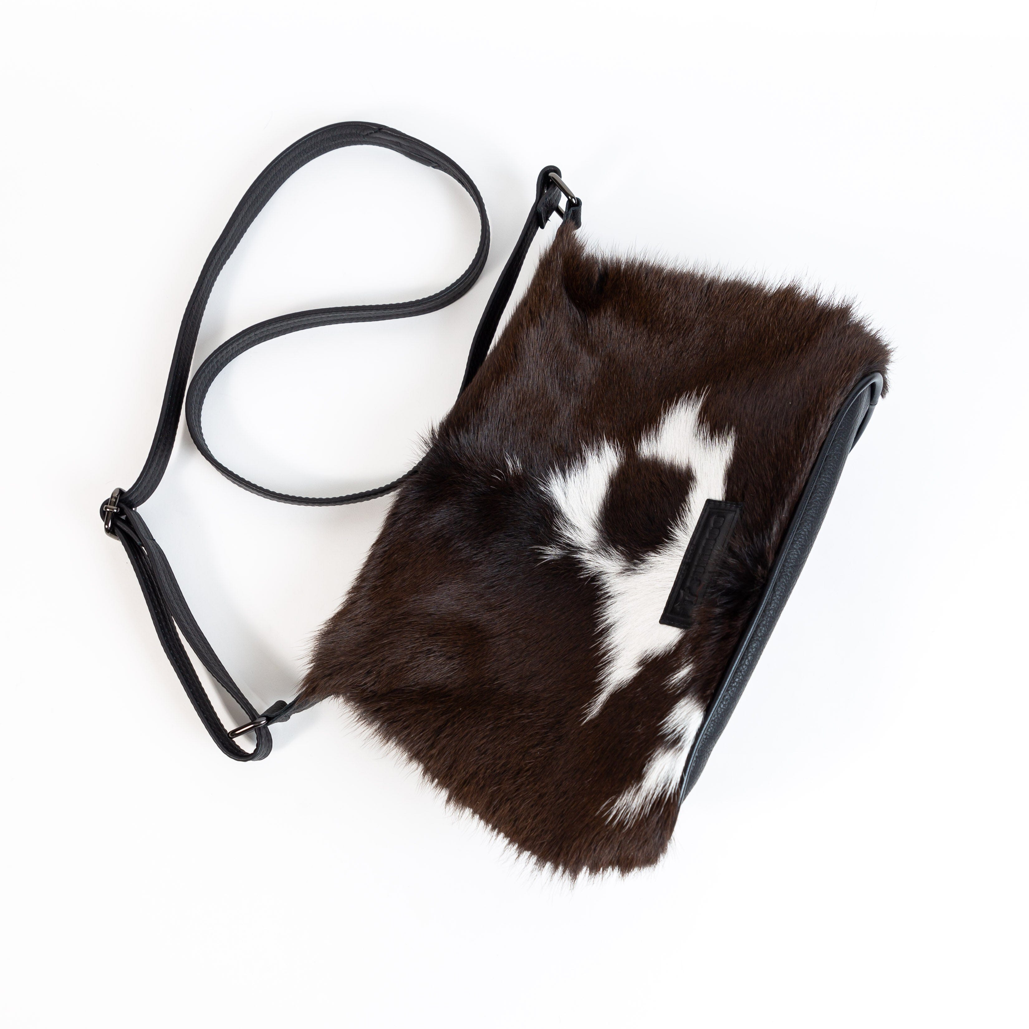 Cowhide Ms Monroe Crossbody Bag