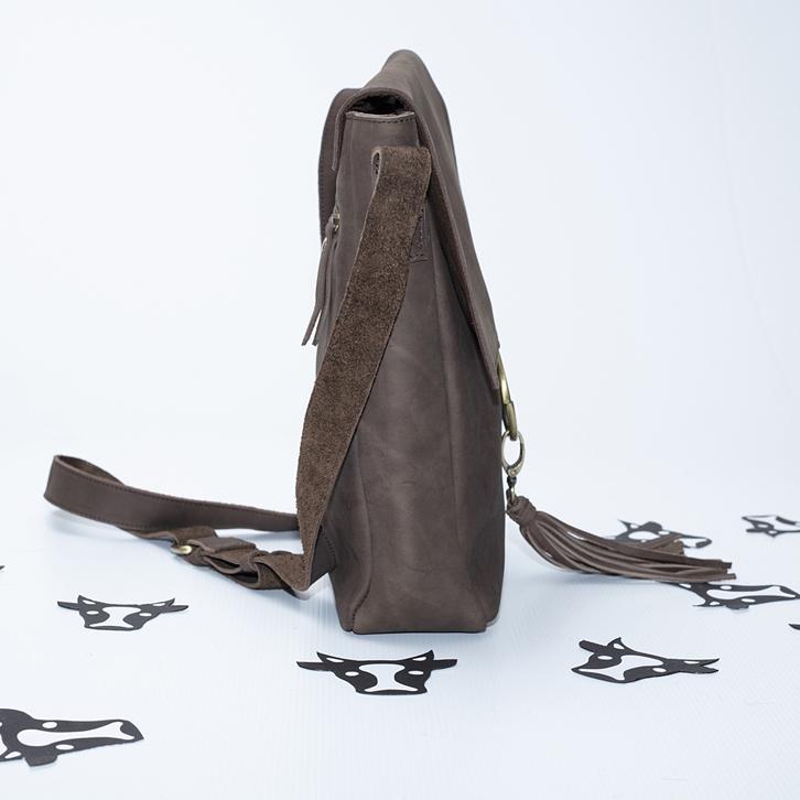 Ring Satchel (crazy horse leather)